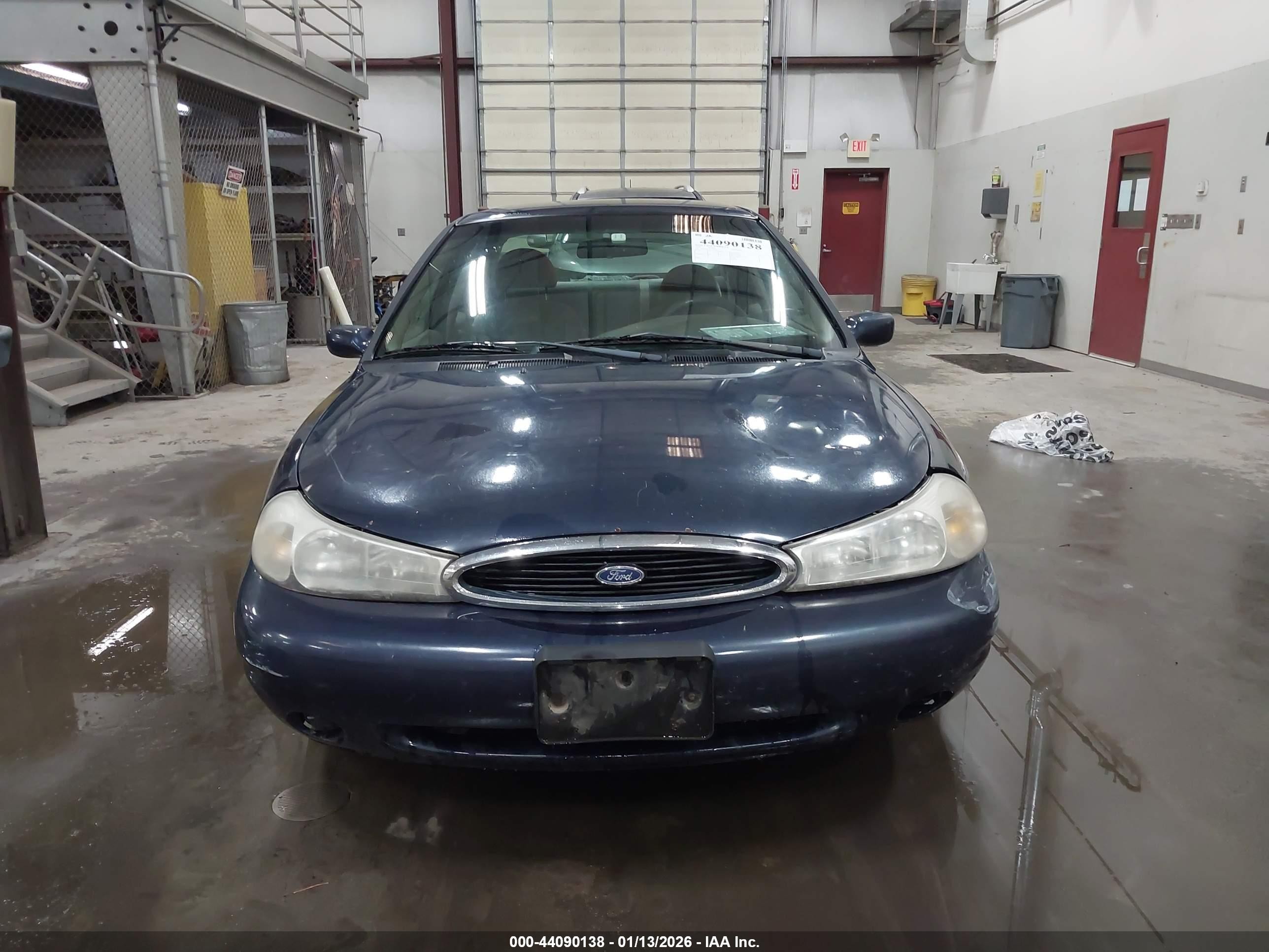 1999 Ford Contour Se Blue vin: 1FAFP66L7XK197053