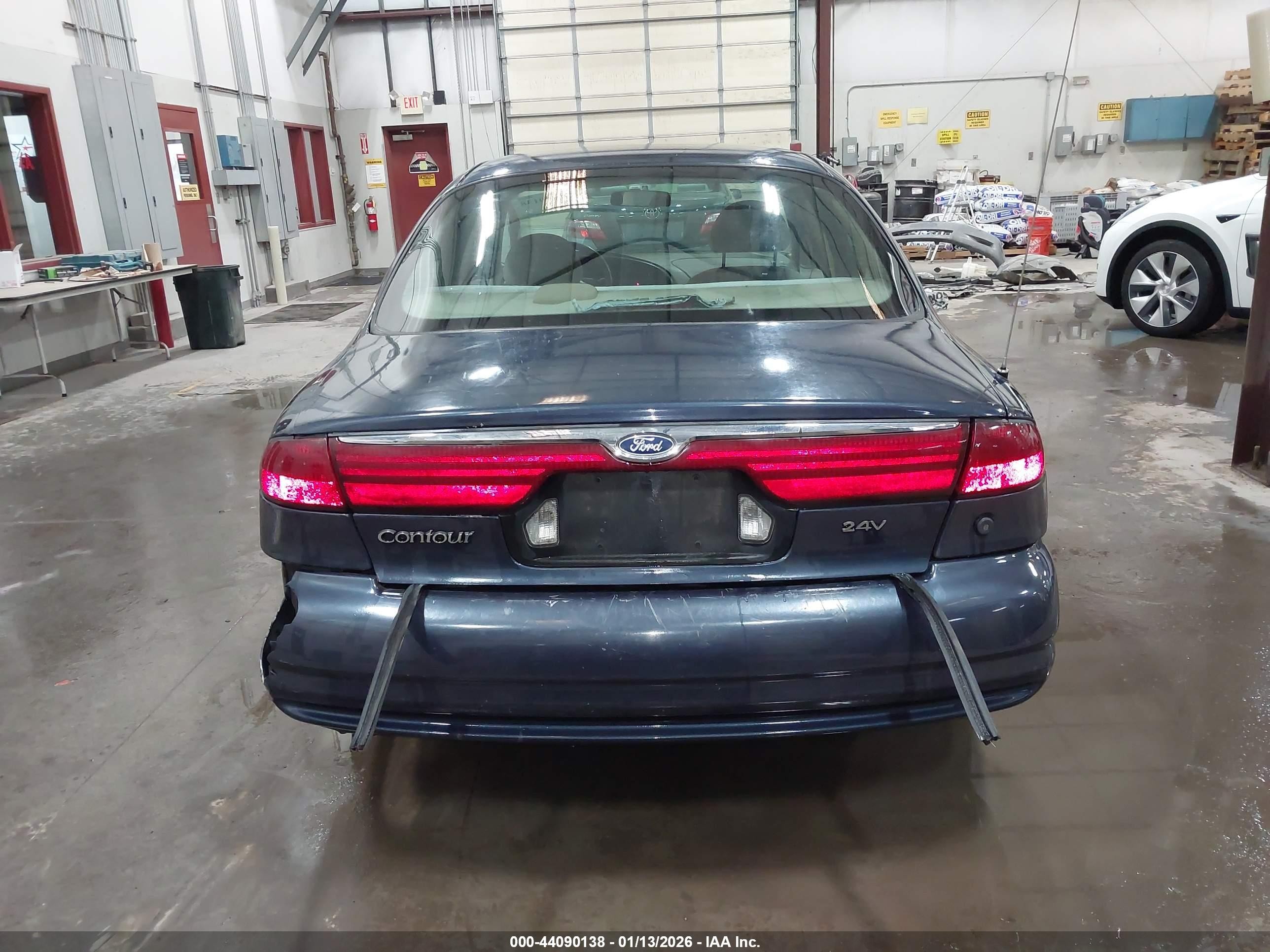 1999 Ford Contour Se Blue vin: 1FAFP66L7XK197053