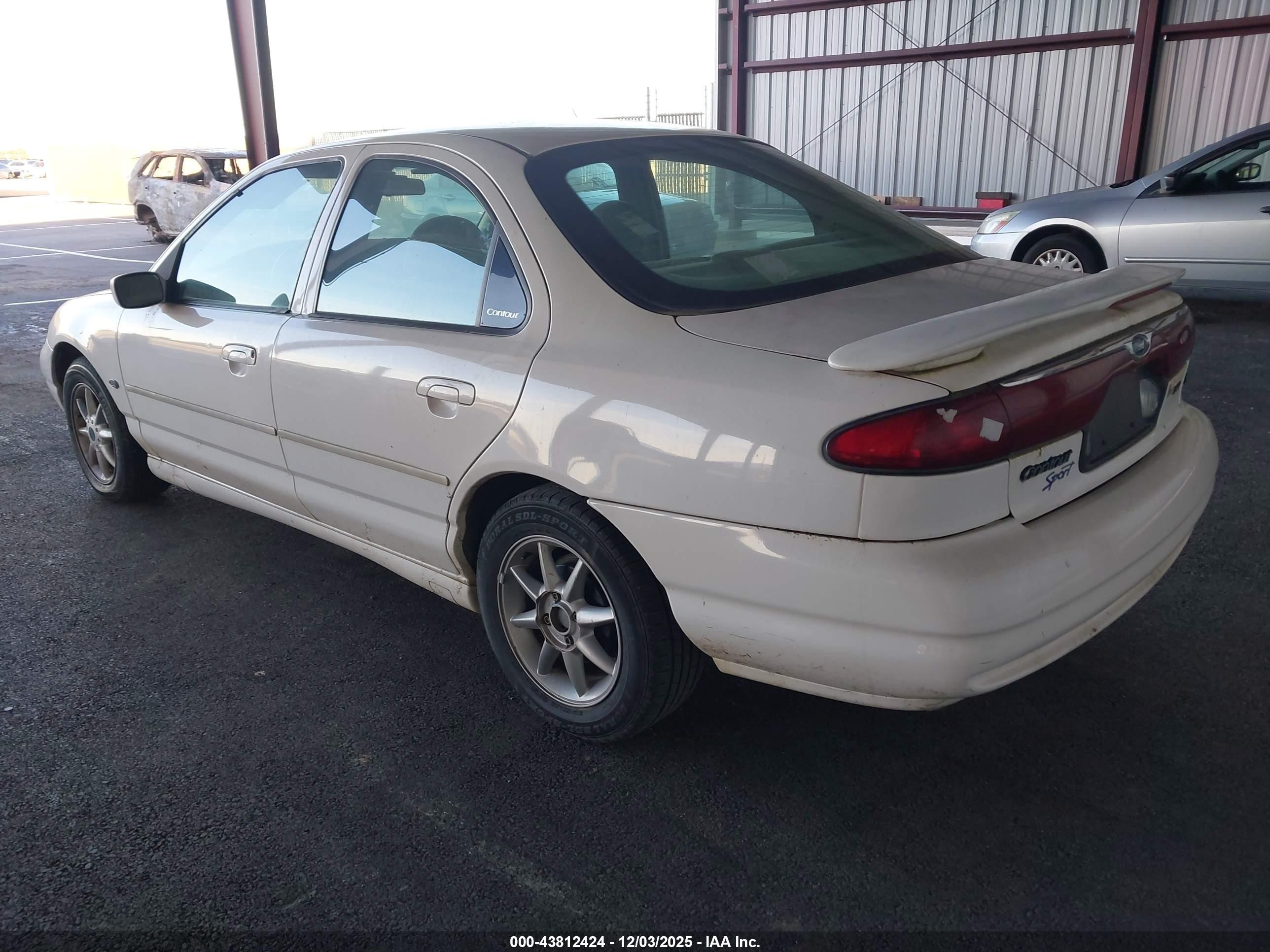 1999 Ford Contour Se White vin: 1FAFP66L7XK208536