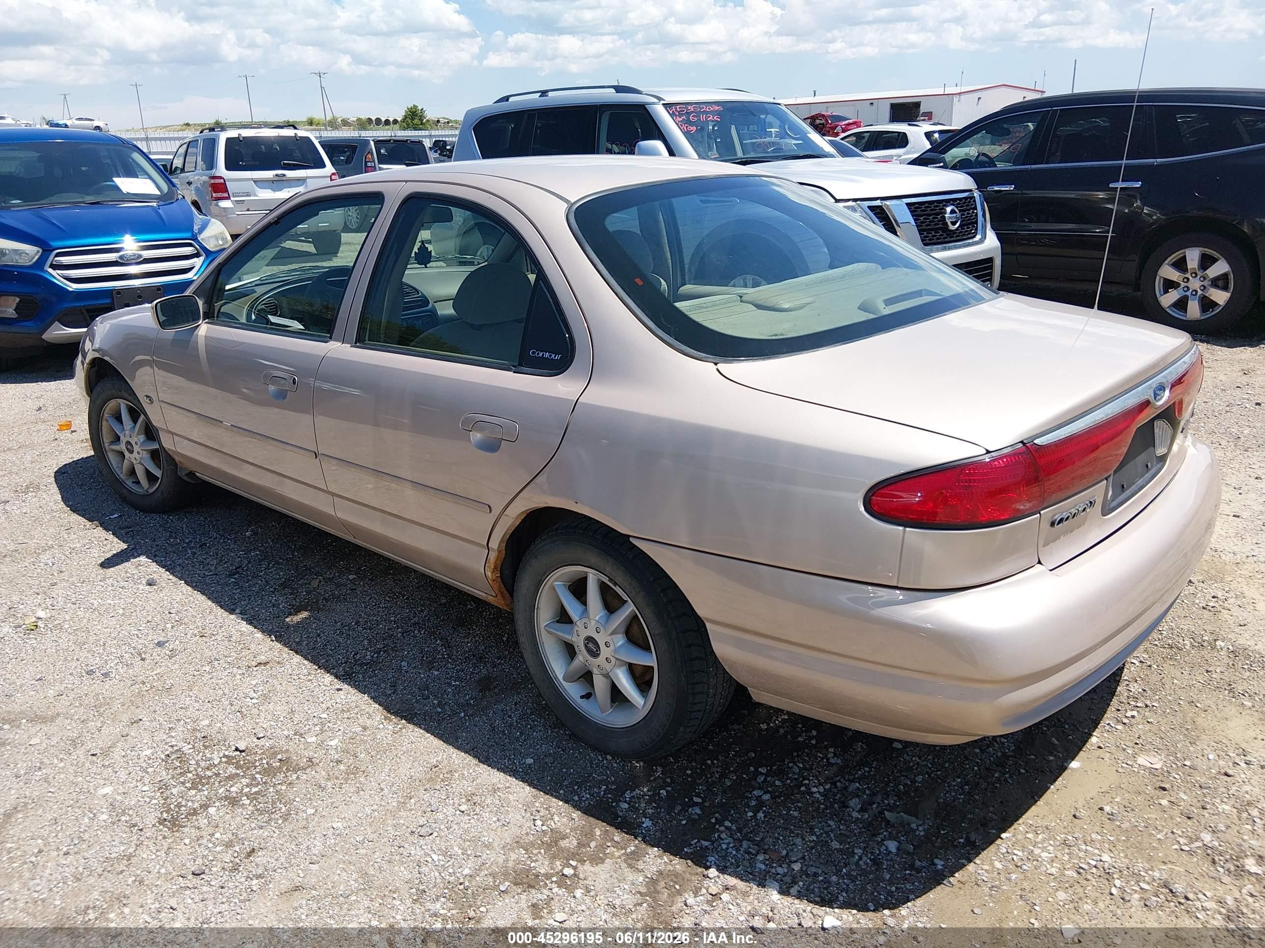 1998 Ford Contour   Beige vin: 1FAFP66LXWK304286