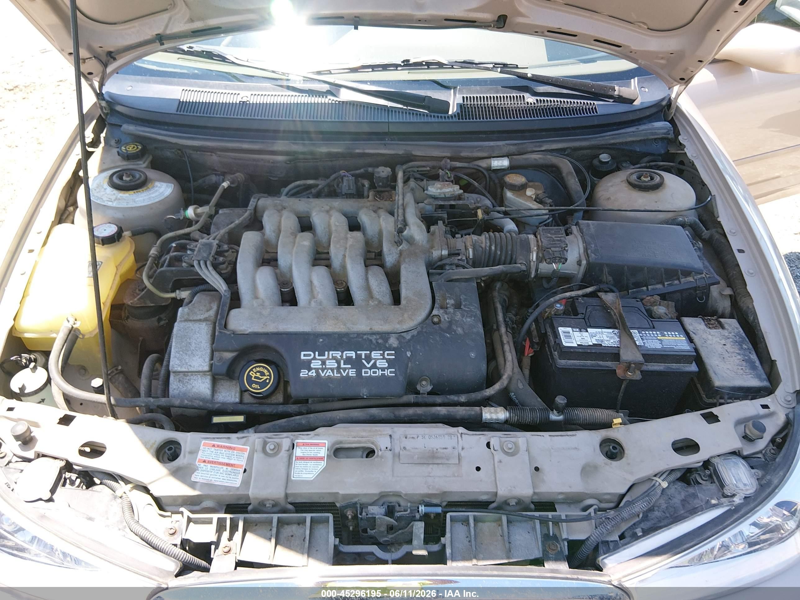 1998 Ford Contour   Beige vin: 1FAFP66LXWK304286