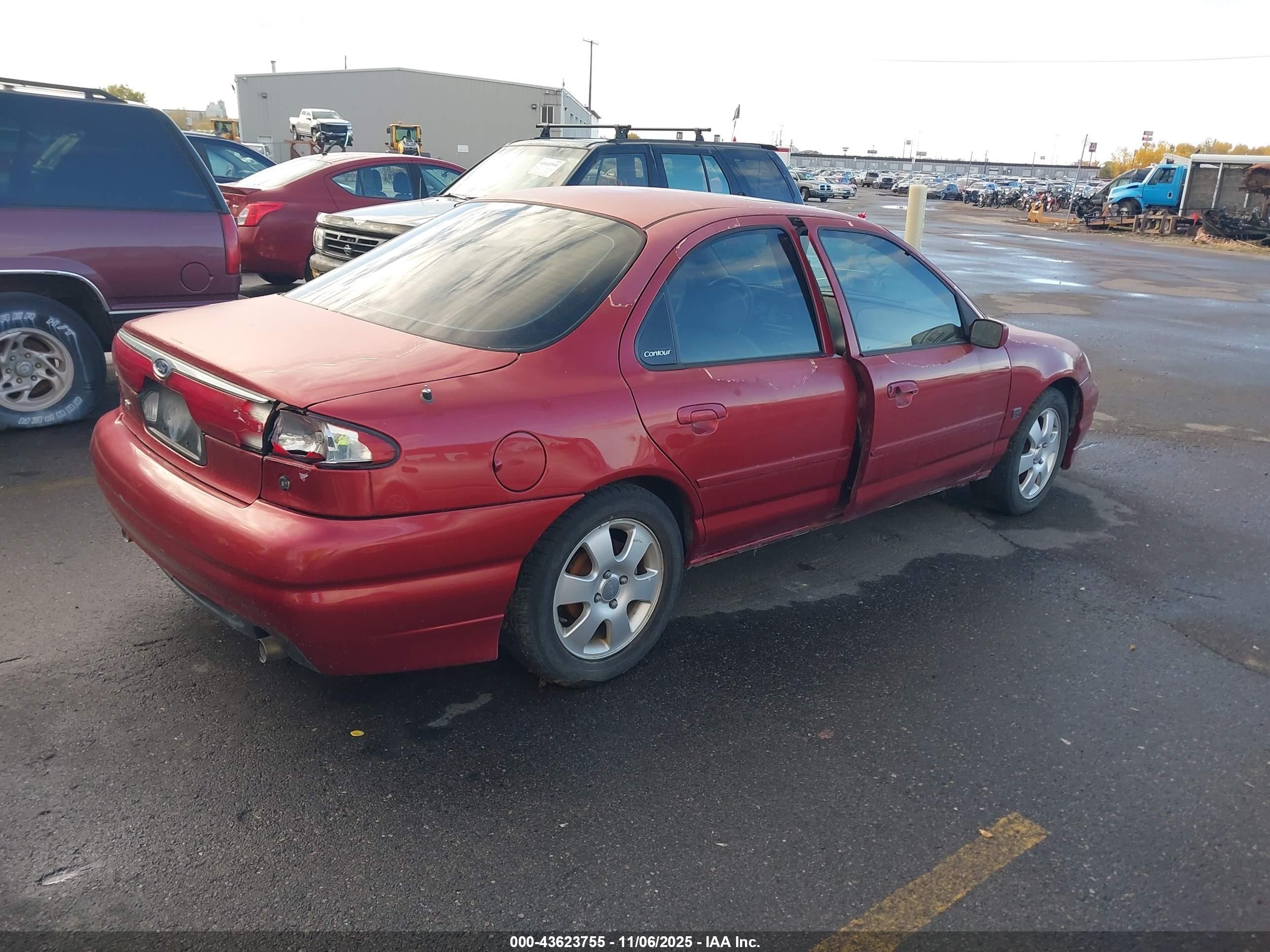 1999 Ford Contour Svt Red vin: 1FAFP68G5XK195009