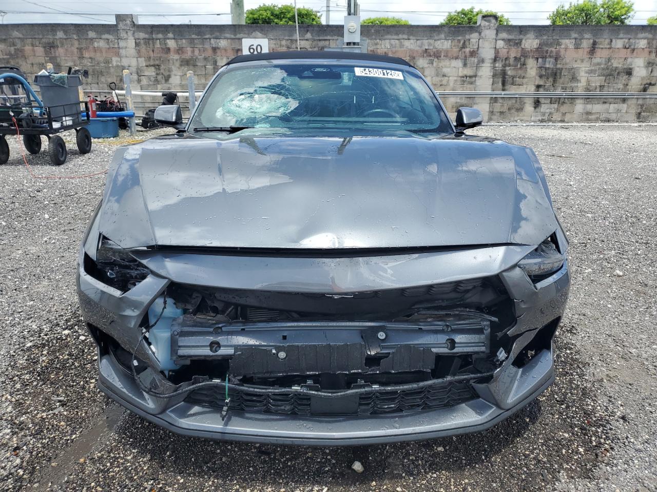 2025 Ford Mustang Серый vin: 1FAGP8UH0S5120708 Damage: Grille, Broken, Replacement Required