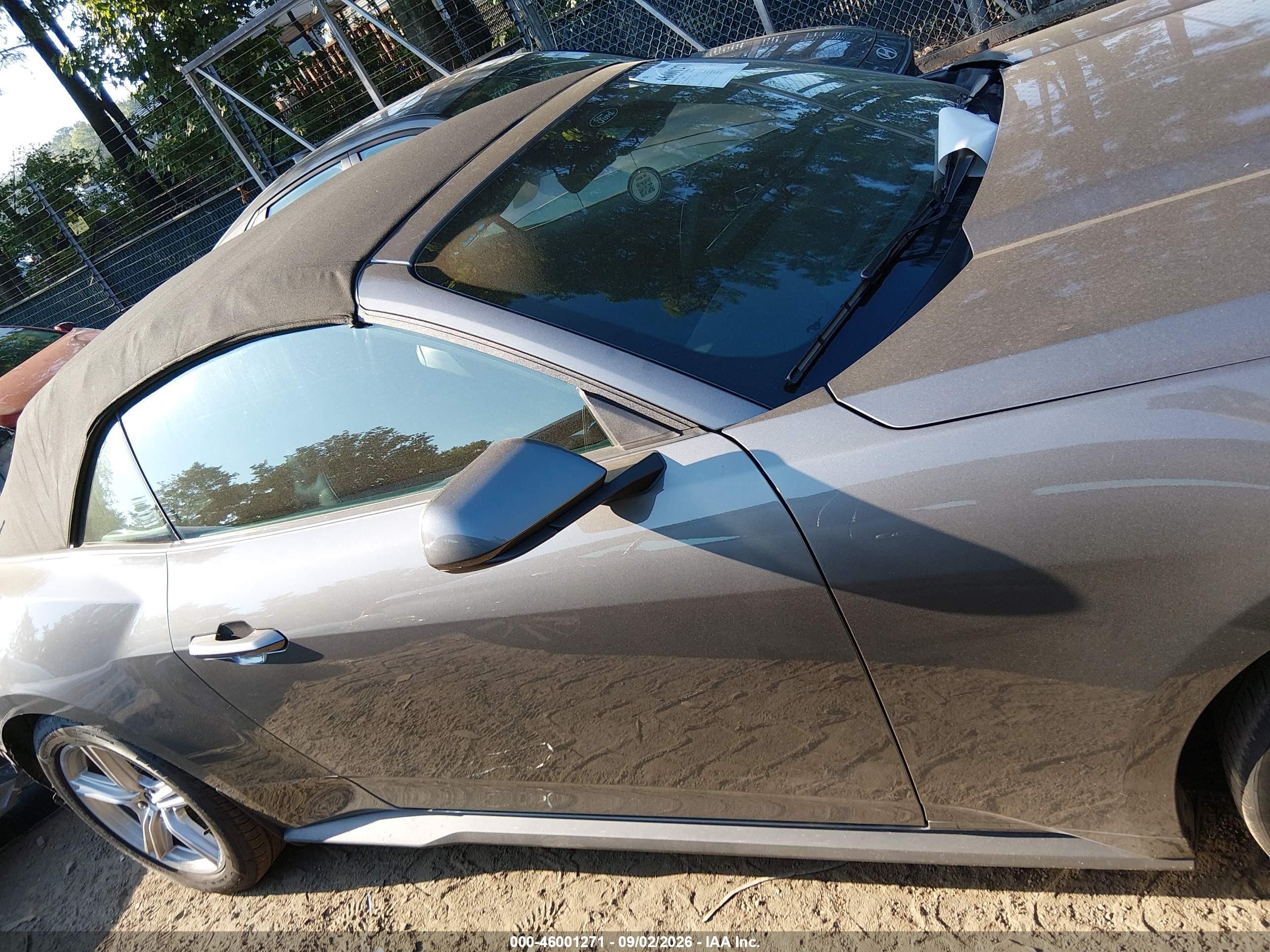 2026 Ford Mustang Ecoboost Premium Gray vin: 1FAGP8UHXT5119390