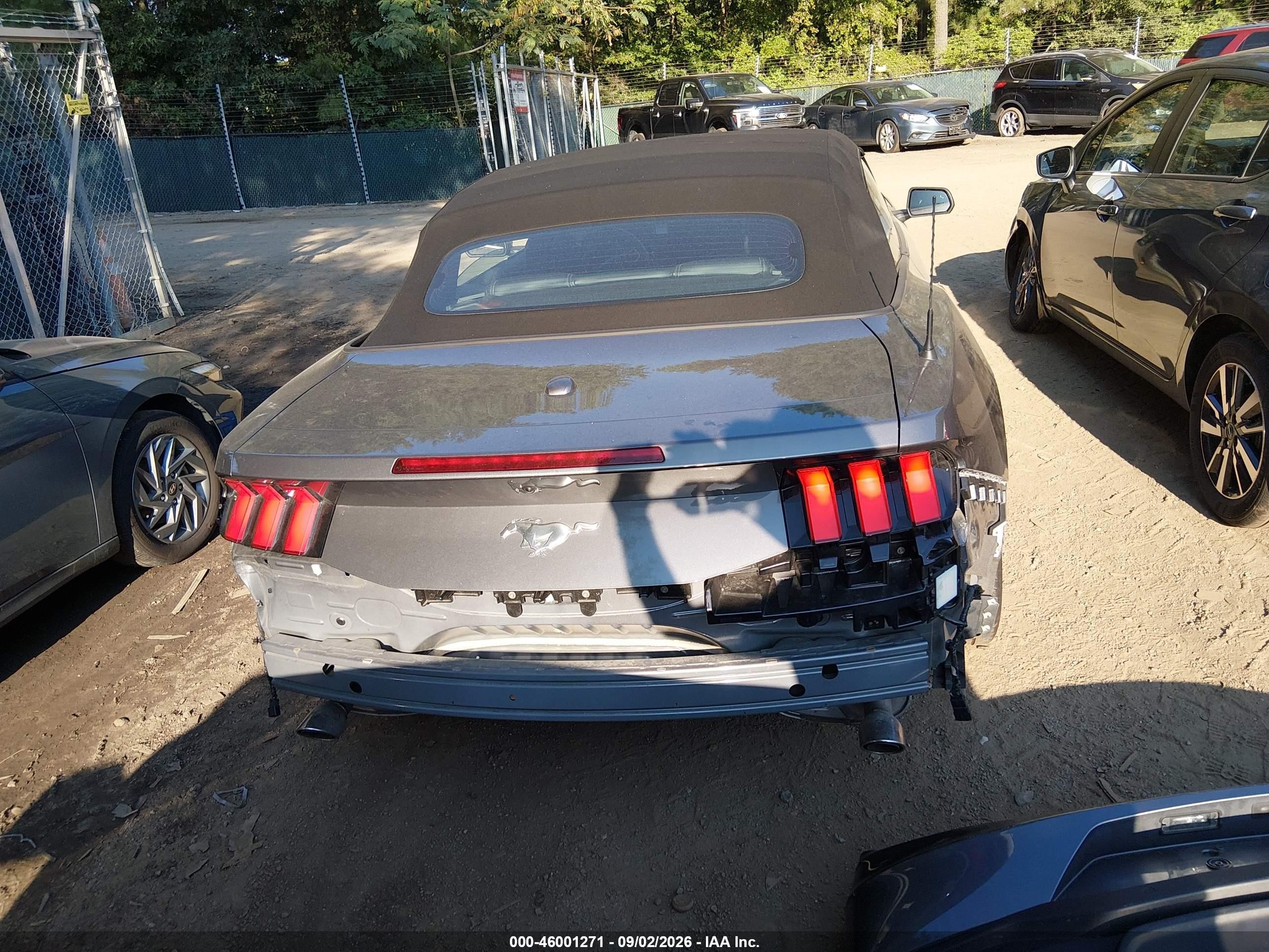 2026 Ford Mustang Ecoboost Premium Gray vin: 1FAGP8UHXT5119390