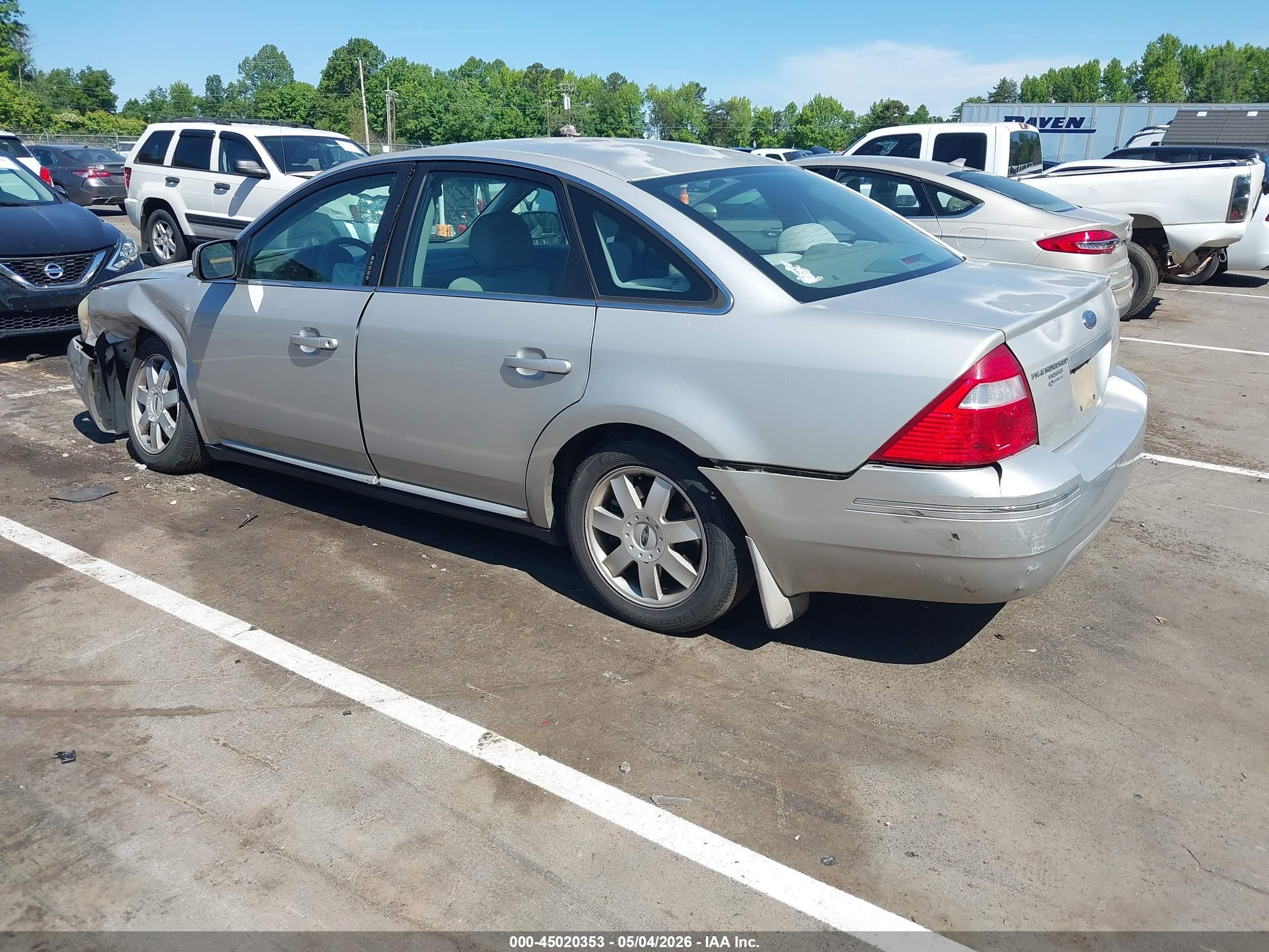 2006 Ford Five Hundred Se Gray vin: 1FAHP23116G160005