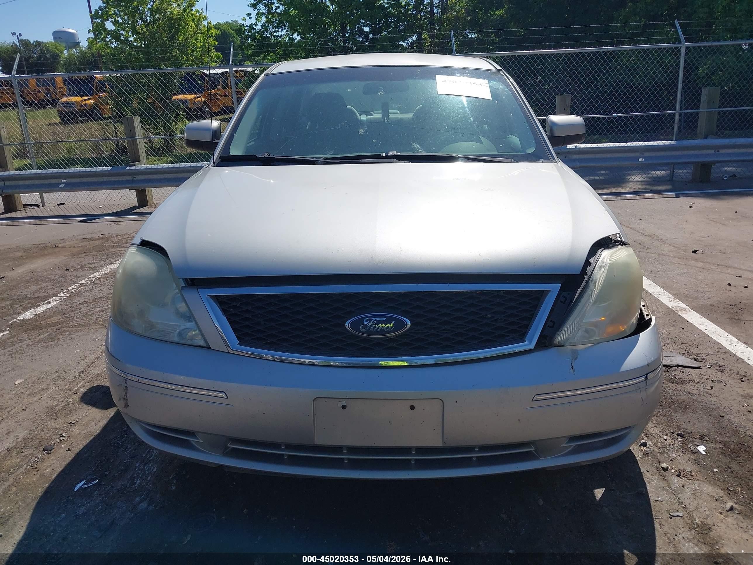2006 Ford Five Hundred Se Gray vin: 1FAHP23116G160005