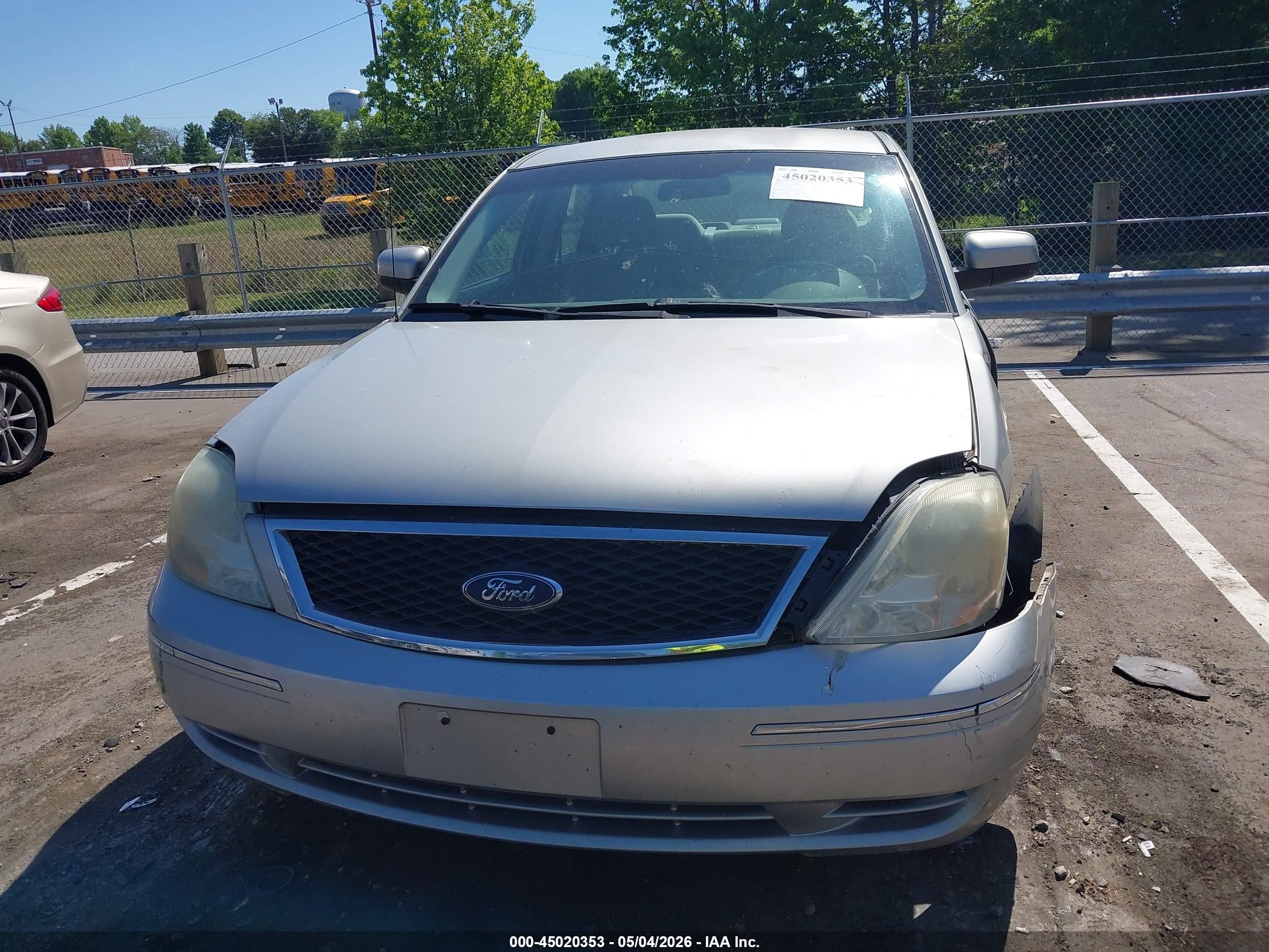 2006 Ford Five Hundred Se Gray vin: 1FAHP23116G160005