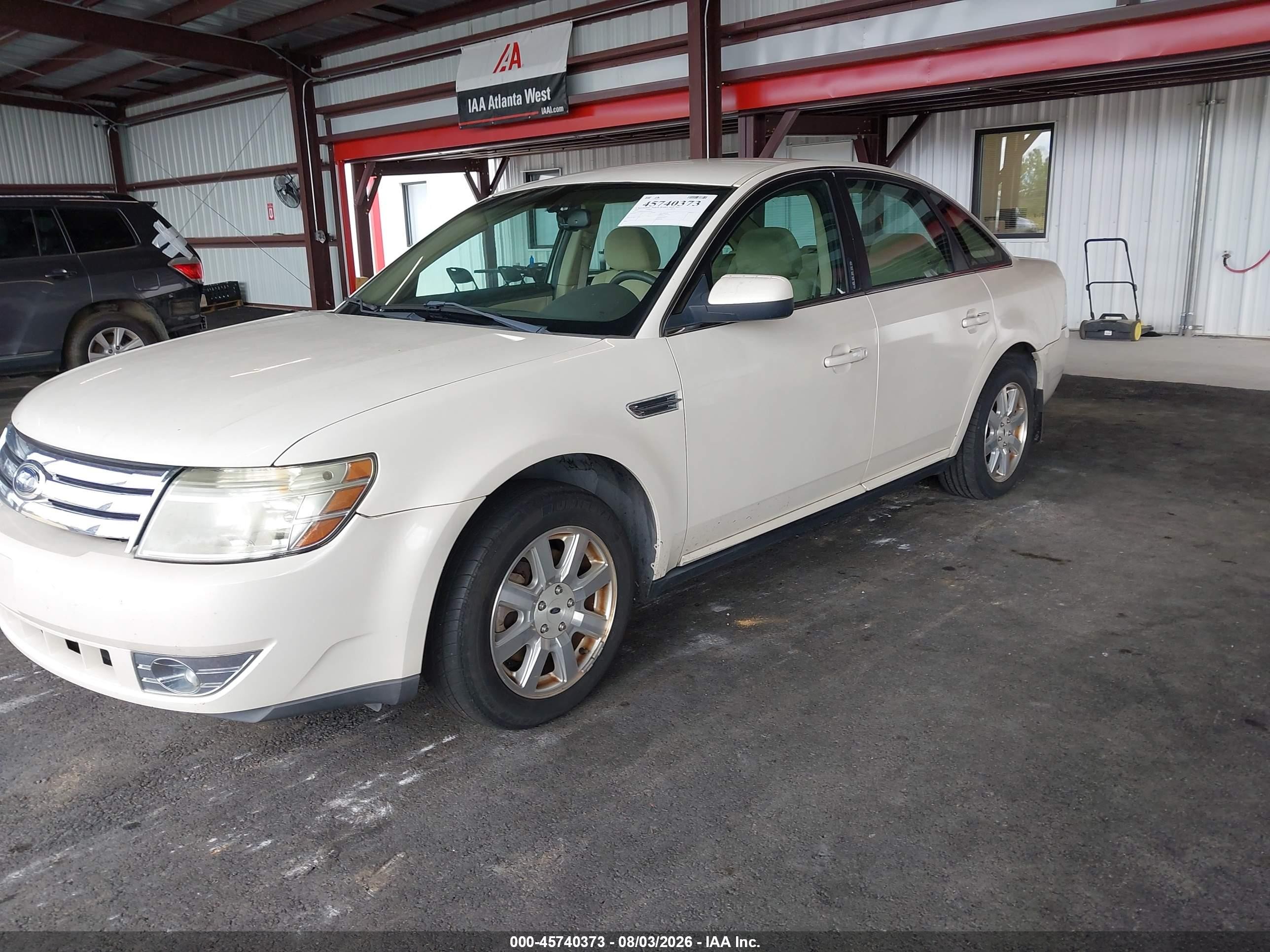 2009 Ford Taurus Se White vin: 1FAHP23W99G104779
