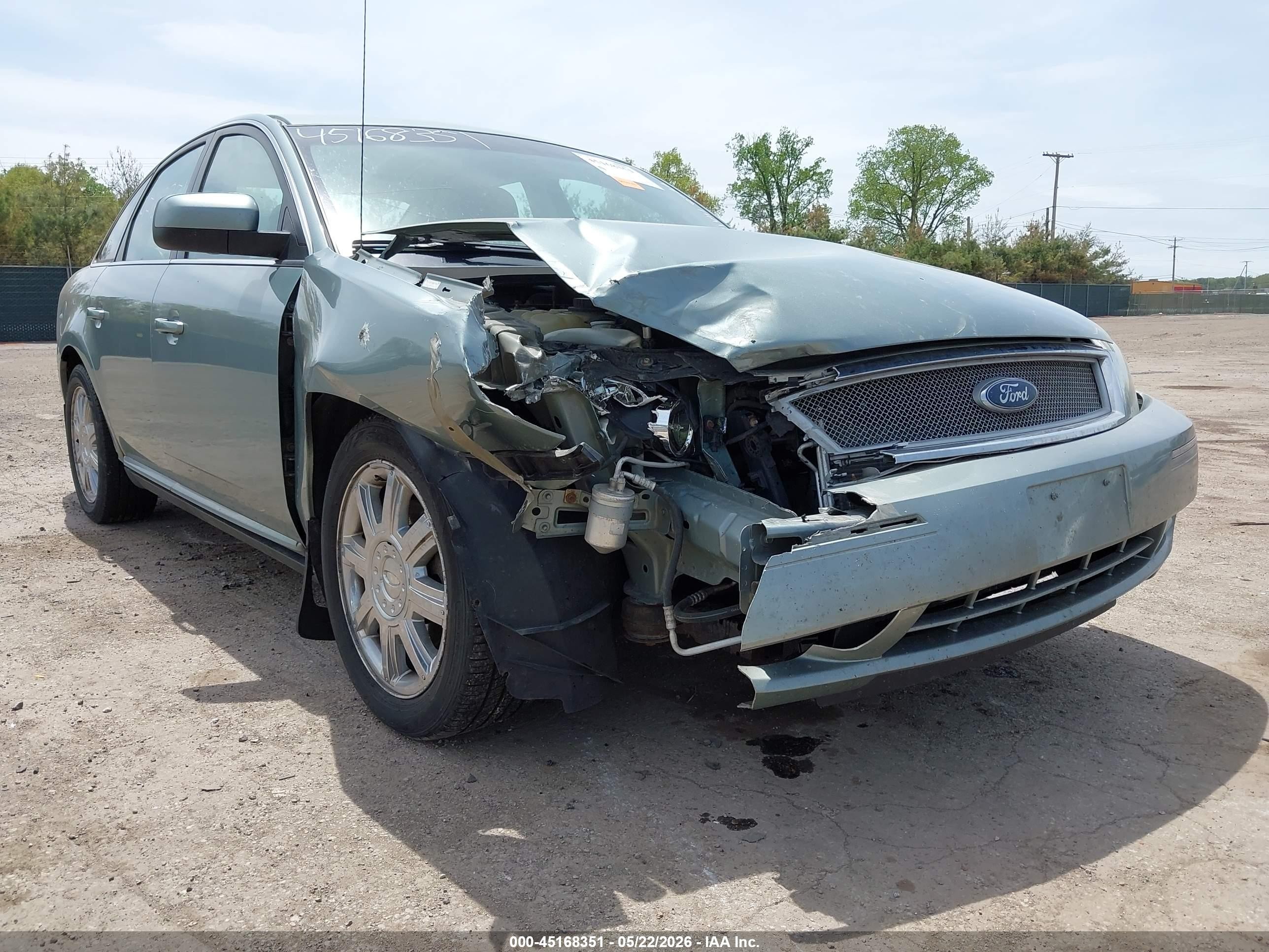 2007 Ford Five Hundred Sel Light Blue vin: 1FAHP24107G142045