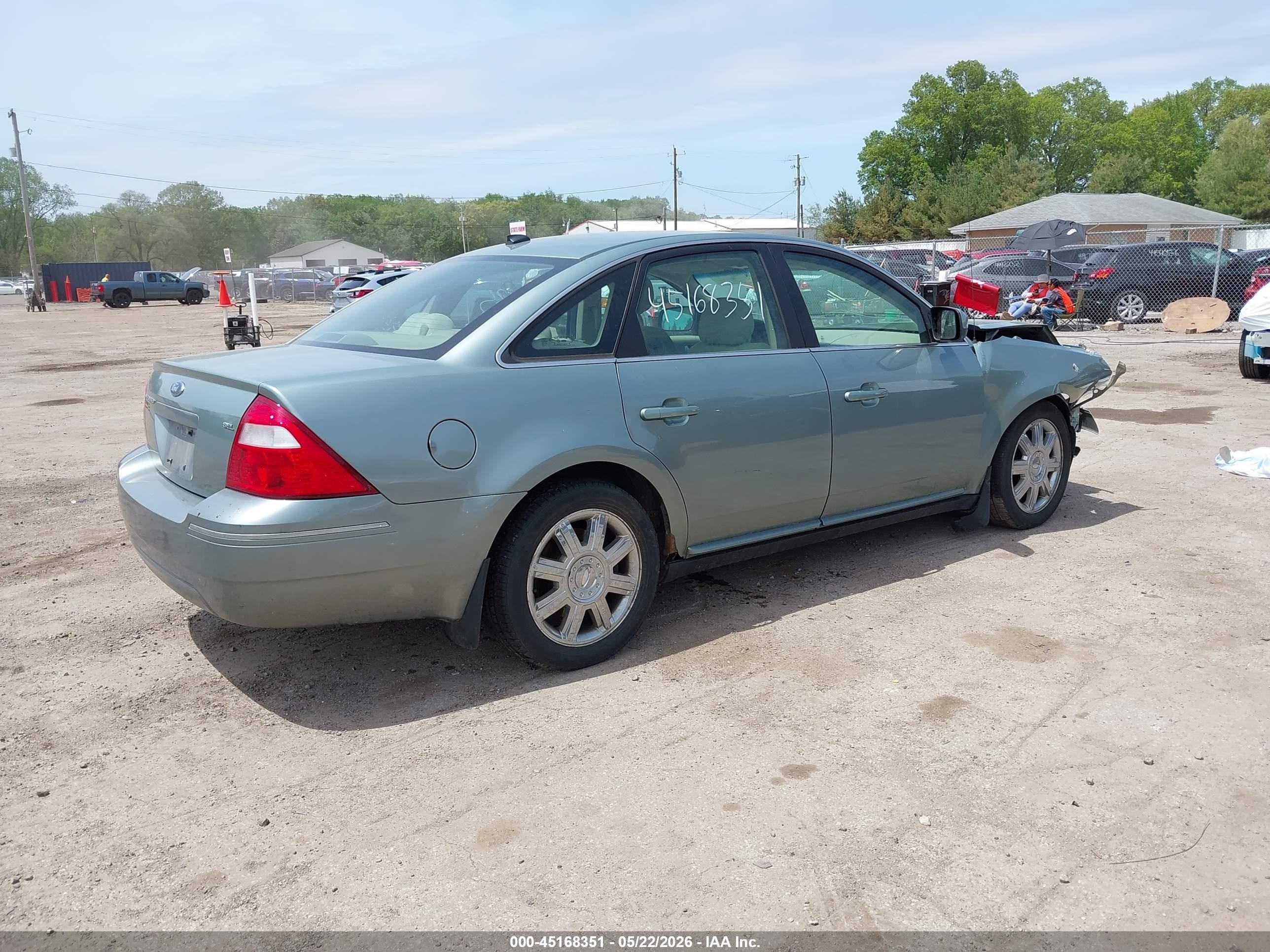 2007 Ford Five Hundred Sel Light Blue vin: 1FAHP24107G142045