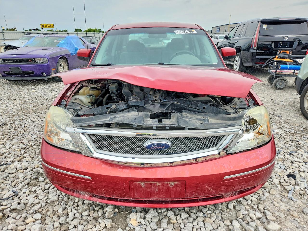 2007 Ford Five Hundred Sel Red vin: 1FAHP24107G149979