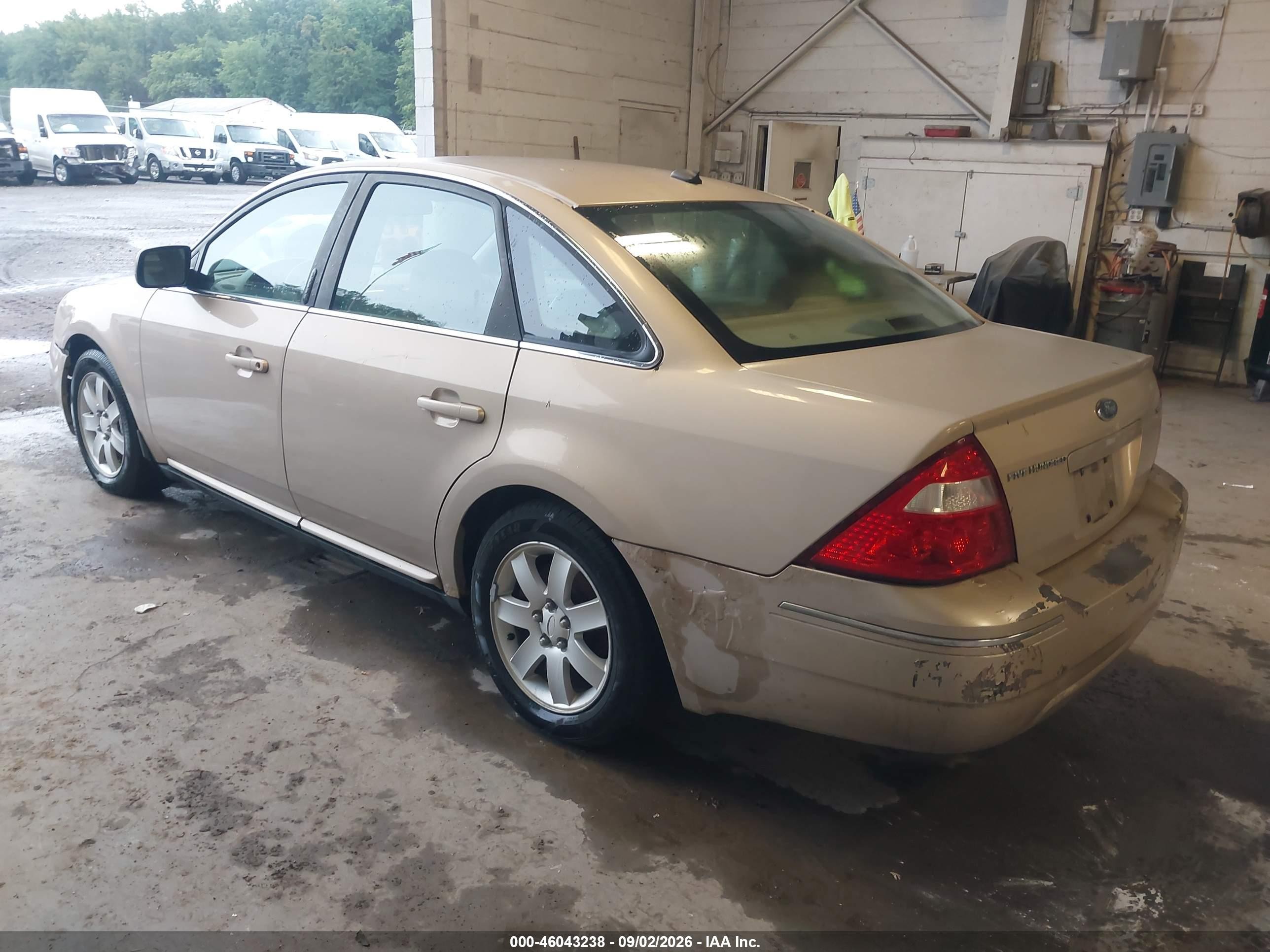 2007 Ford Five Hundred Sel Gold vin: 1FAHP24117G124413
