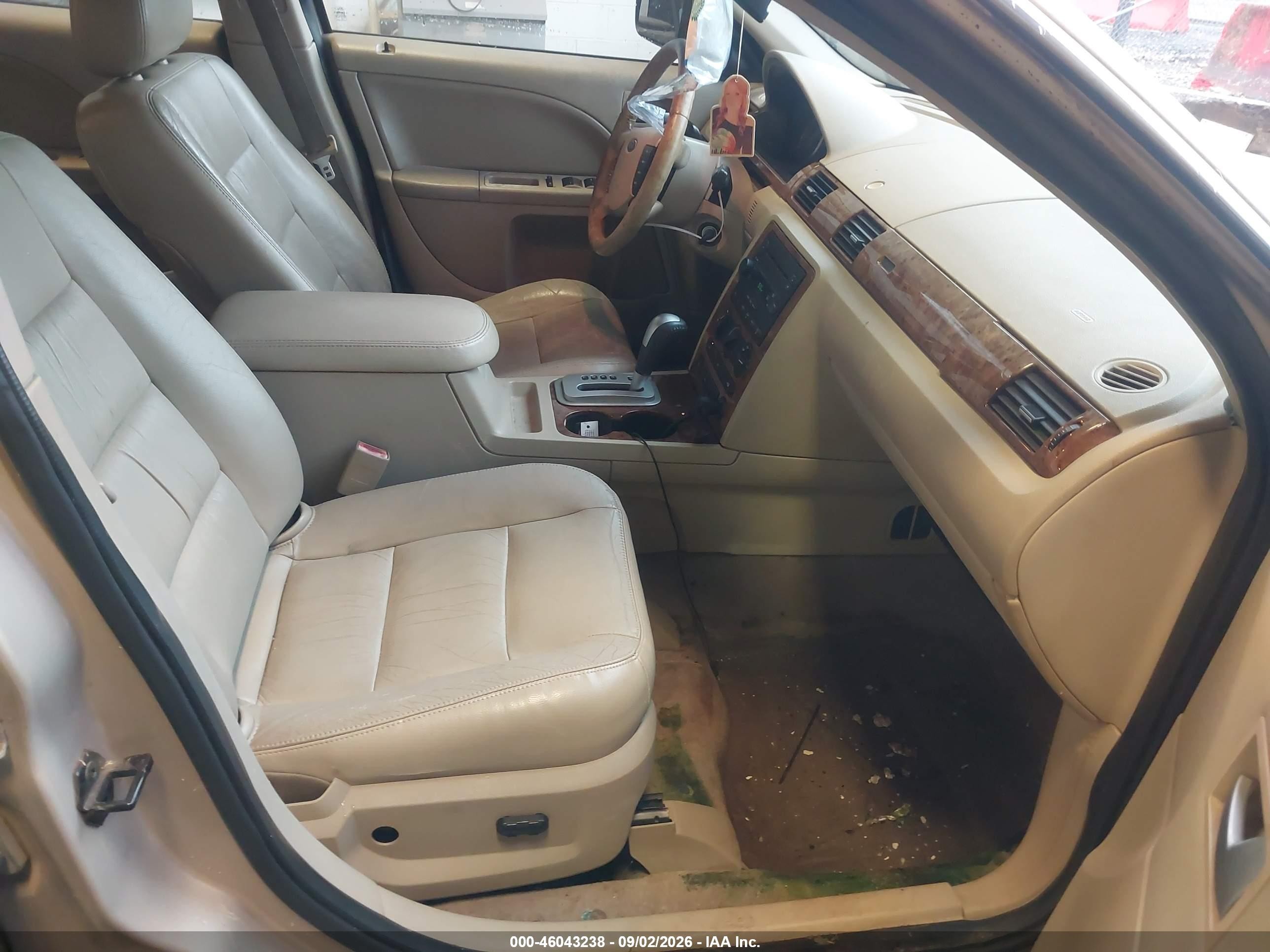 2007 Ford Five Hundred Sel Gold vin: 1FAHP24117G124413