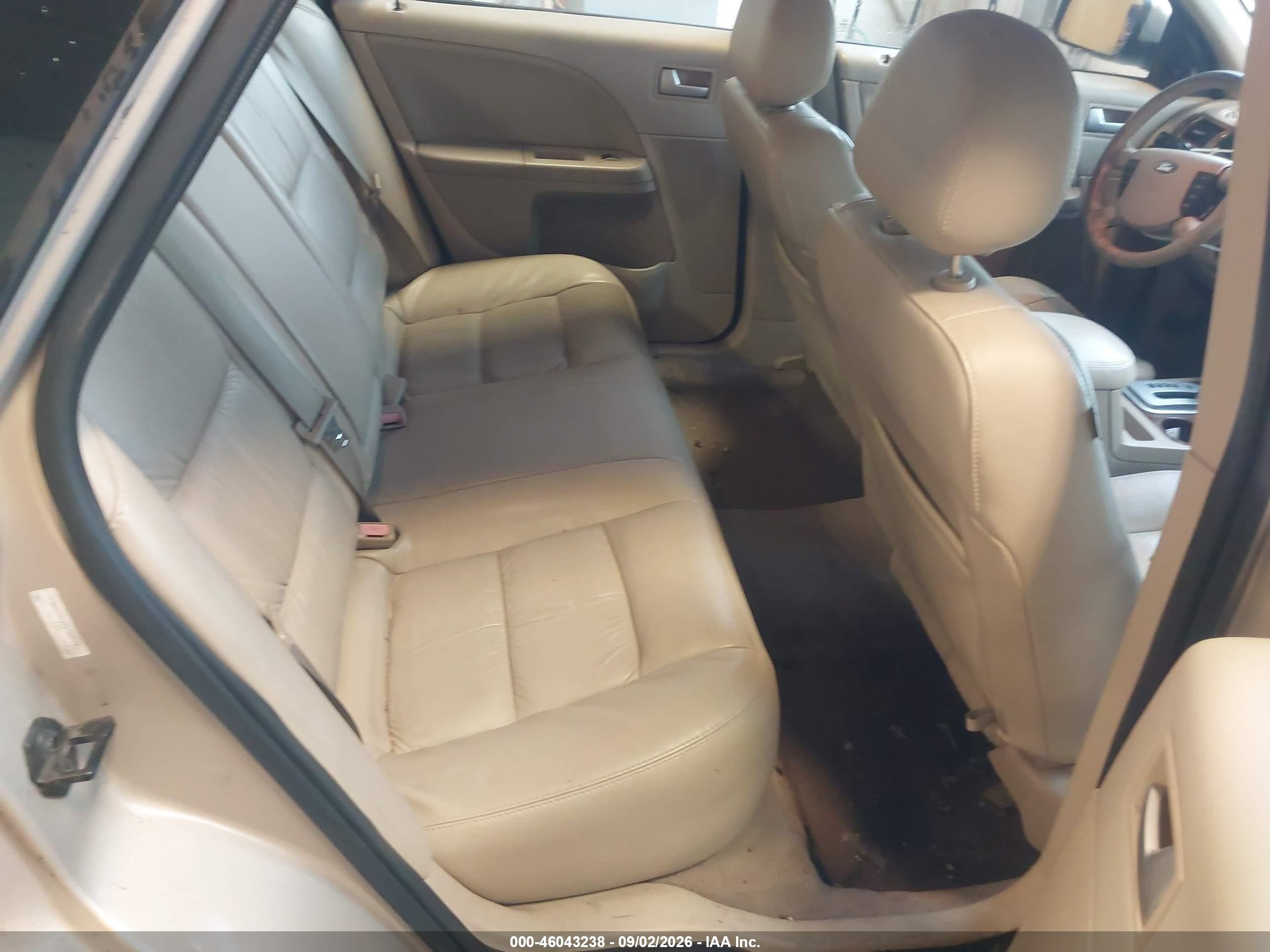 2007 Ford Five Hundred Sel Gold vin: 1FAHP24117G124413