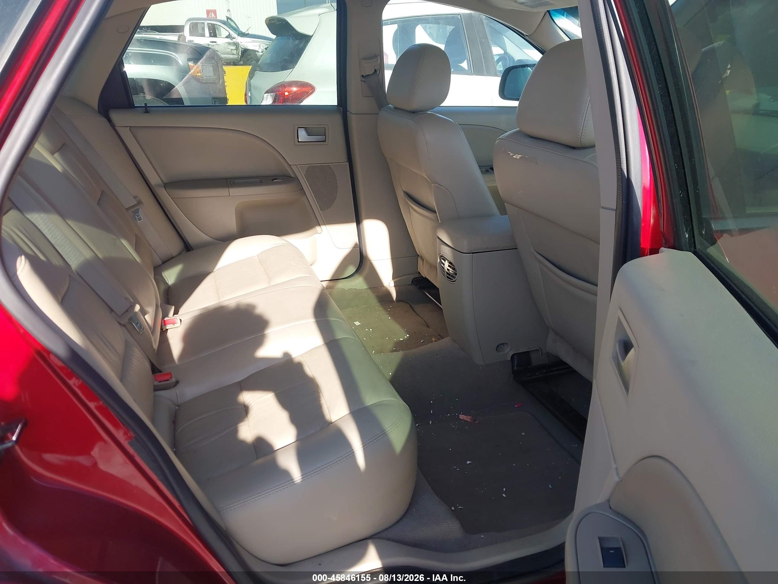 2006 Ford Five Hundred Sel Red vin: 1FAHP24136G172719