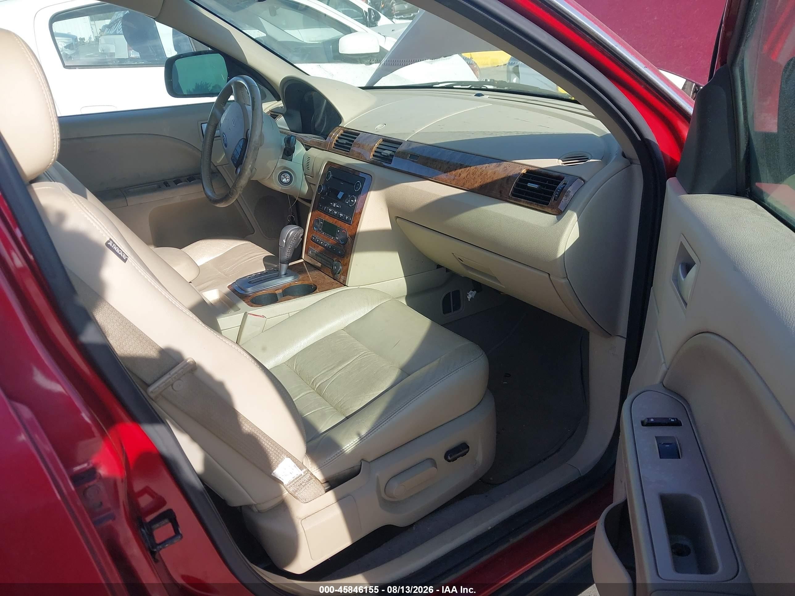 2006 Ford Five Hundred Sel Red vin: 1FAHP24136G172719