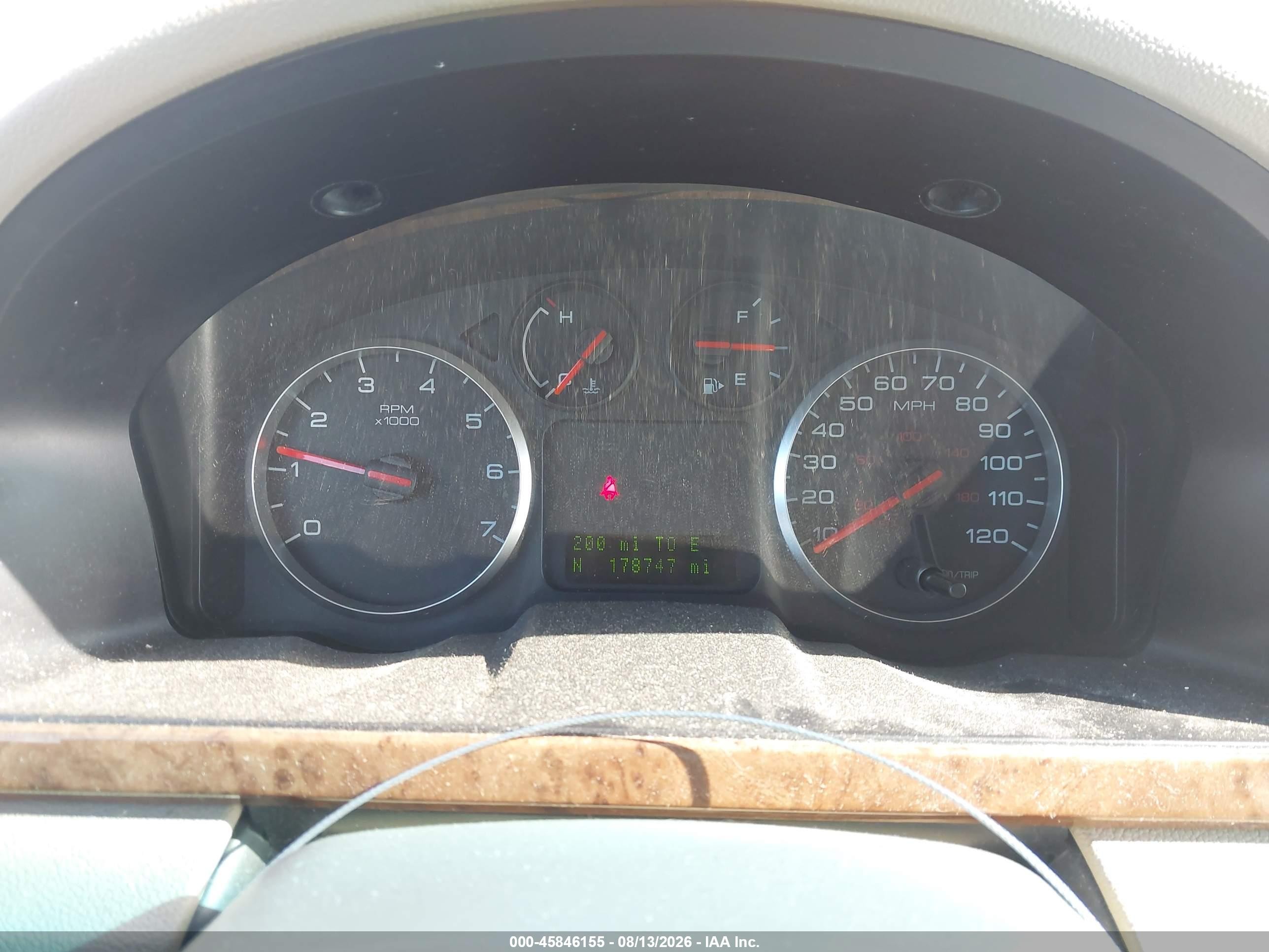 2006 Ford Five Hundred Sel Red vin: 1FAHP24136G172719