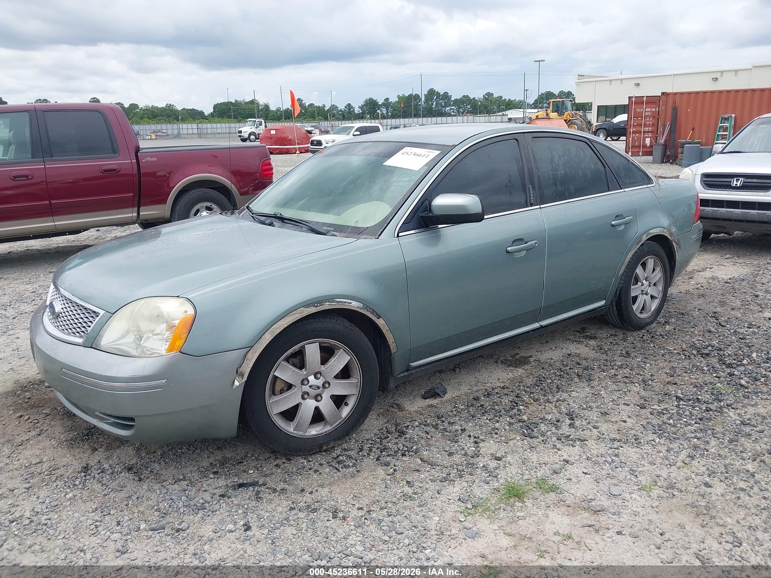 2007 Ford Five Hundred Sel Blue vin: 1FAHP24147G158376