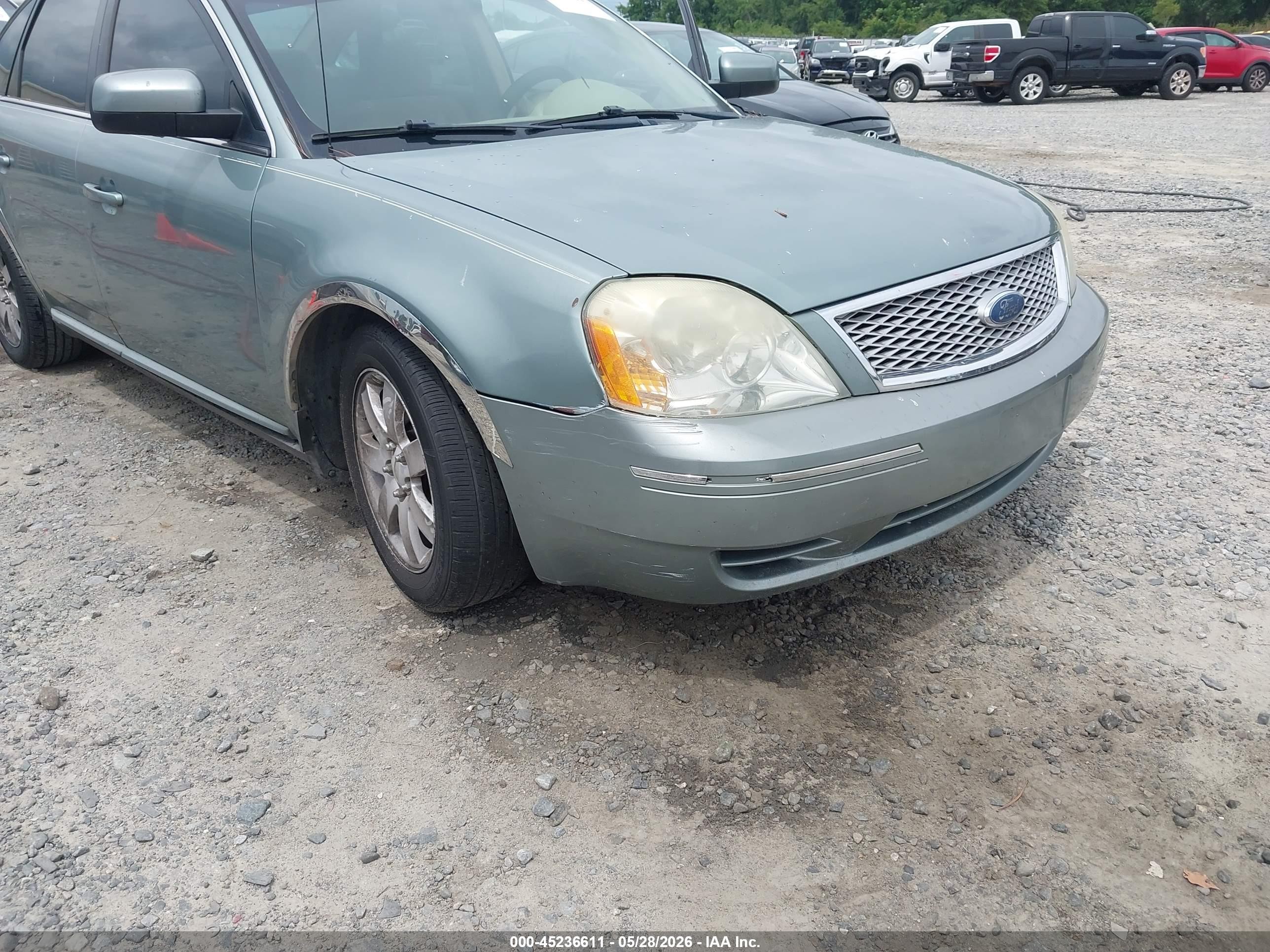 2007 Ford Five Hundred Sel Blue vin: 1FAHP24147G158376