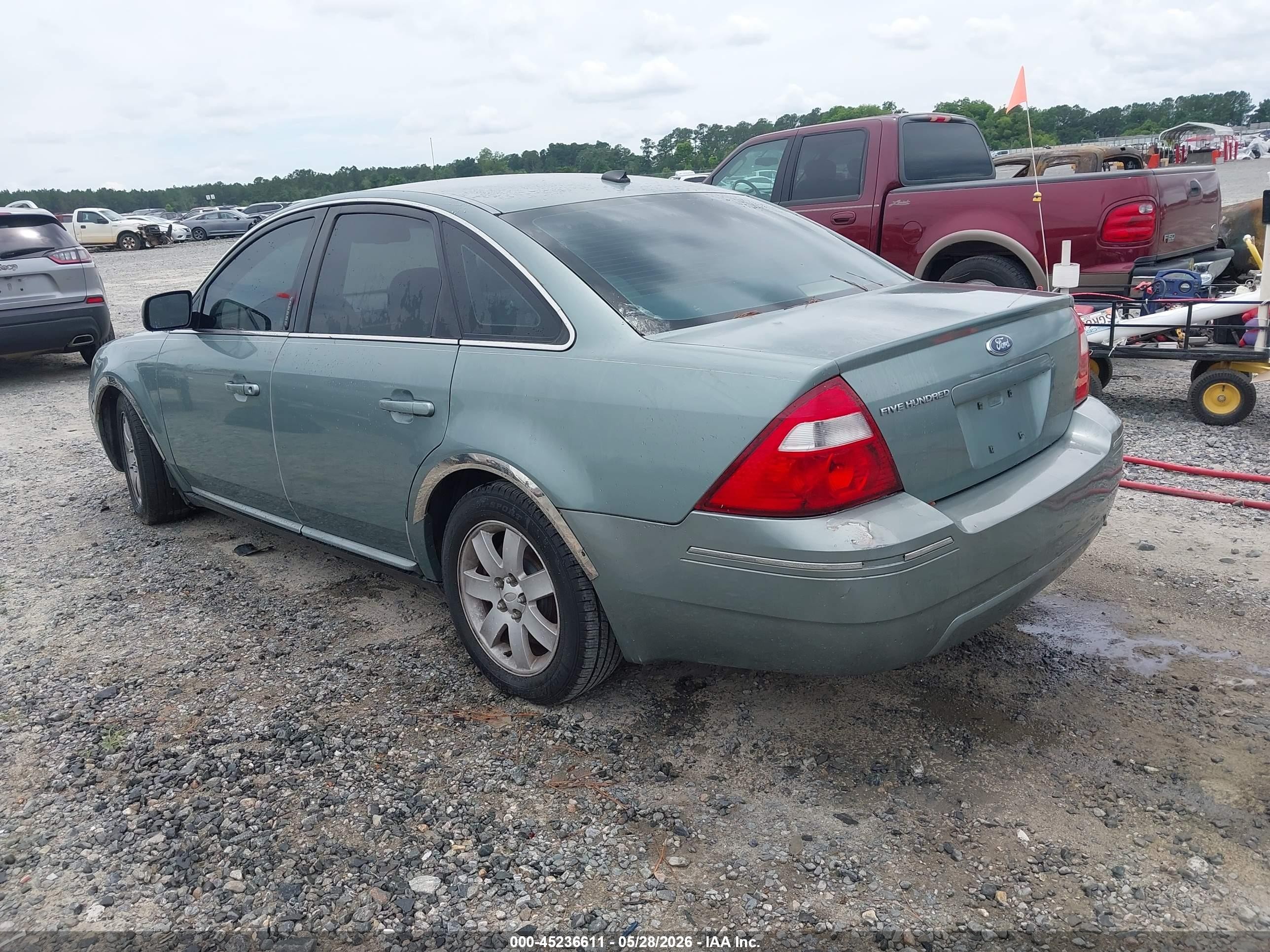 2007 Ford Five Hundred Sel Blue vin: 1FAHP24147G158376