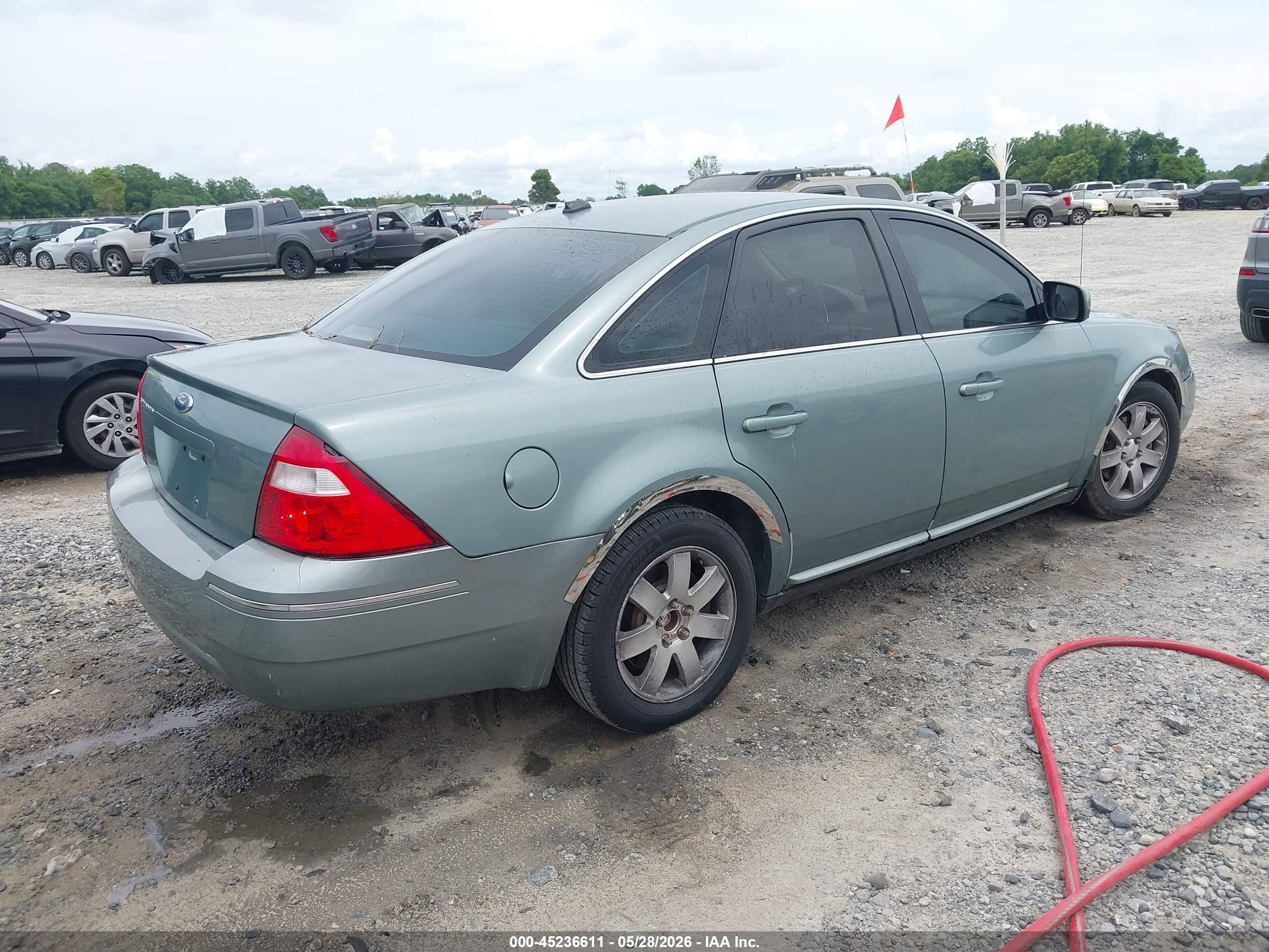 2007 Ford Five Hundred Sel Blue vin: 1FAHP24147G158376
