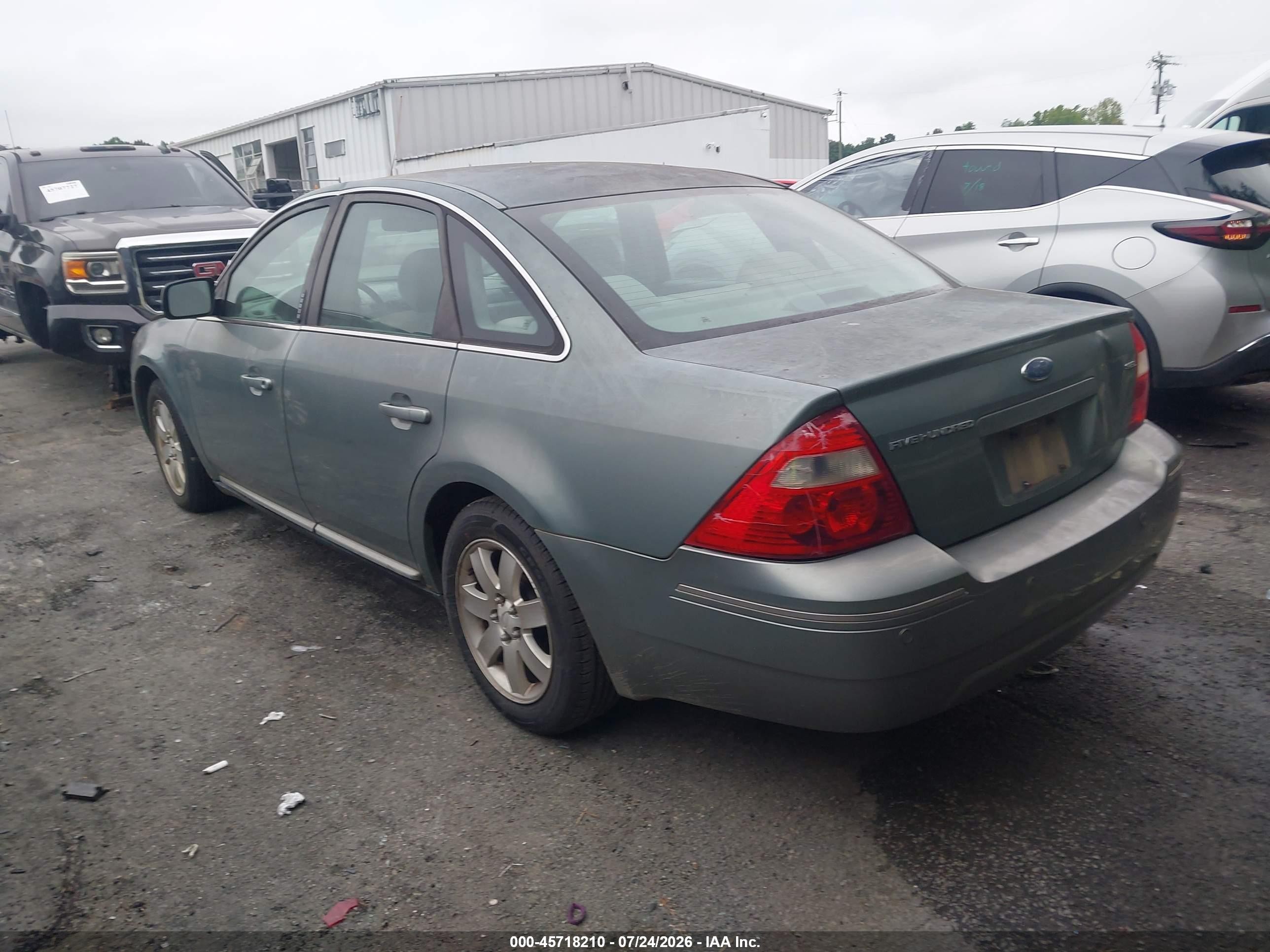 2006 Ford Five Hundred Sel Blue vin: 1FAHP24156G181924