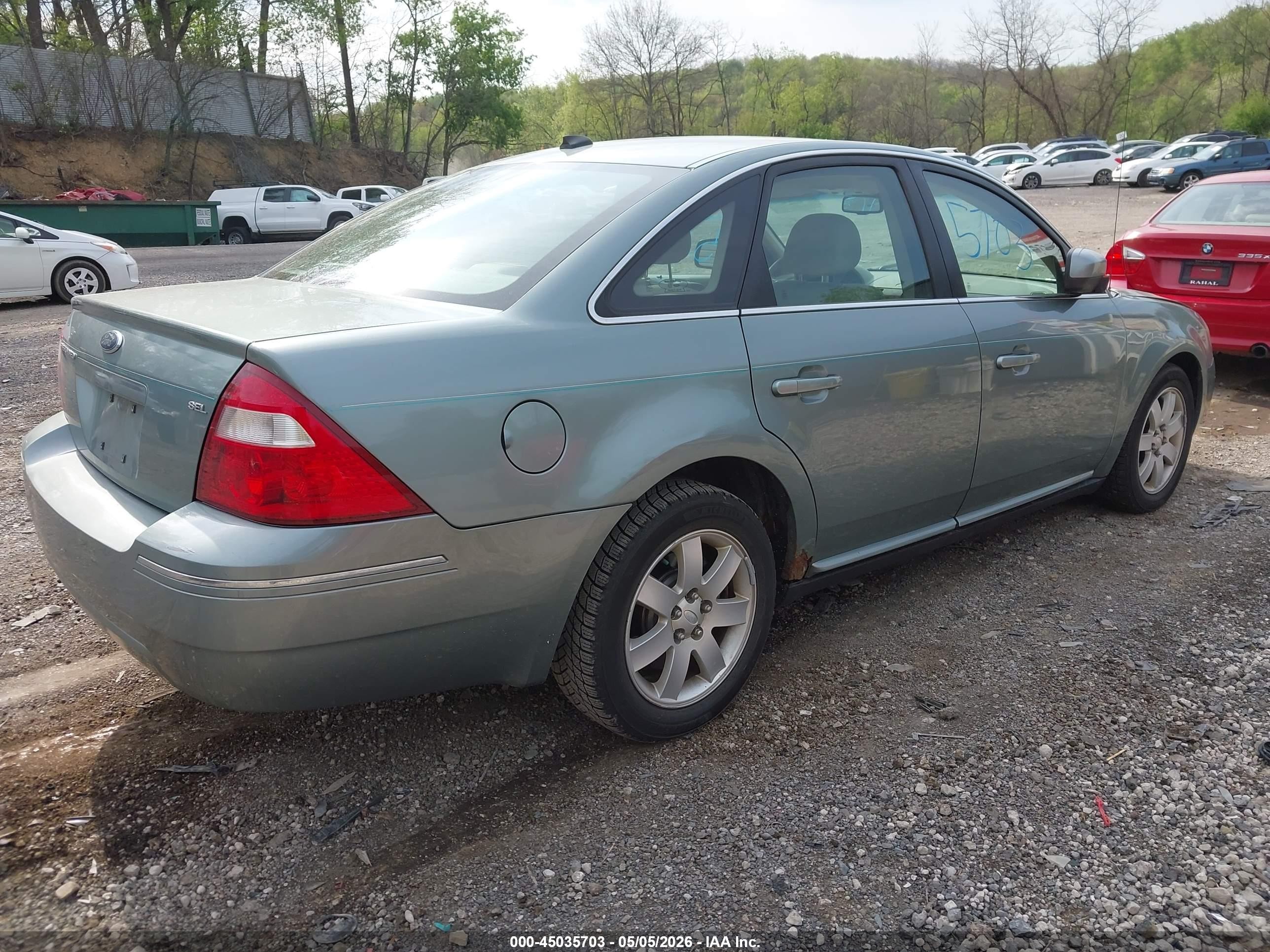 2007 Ford Five Hundred Sel Gray vin: 1FAHP24167G130210