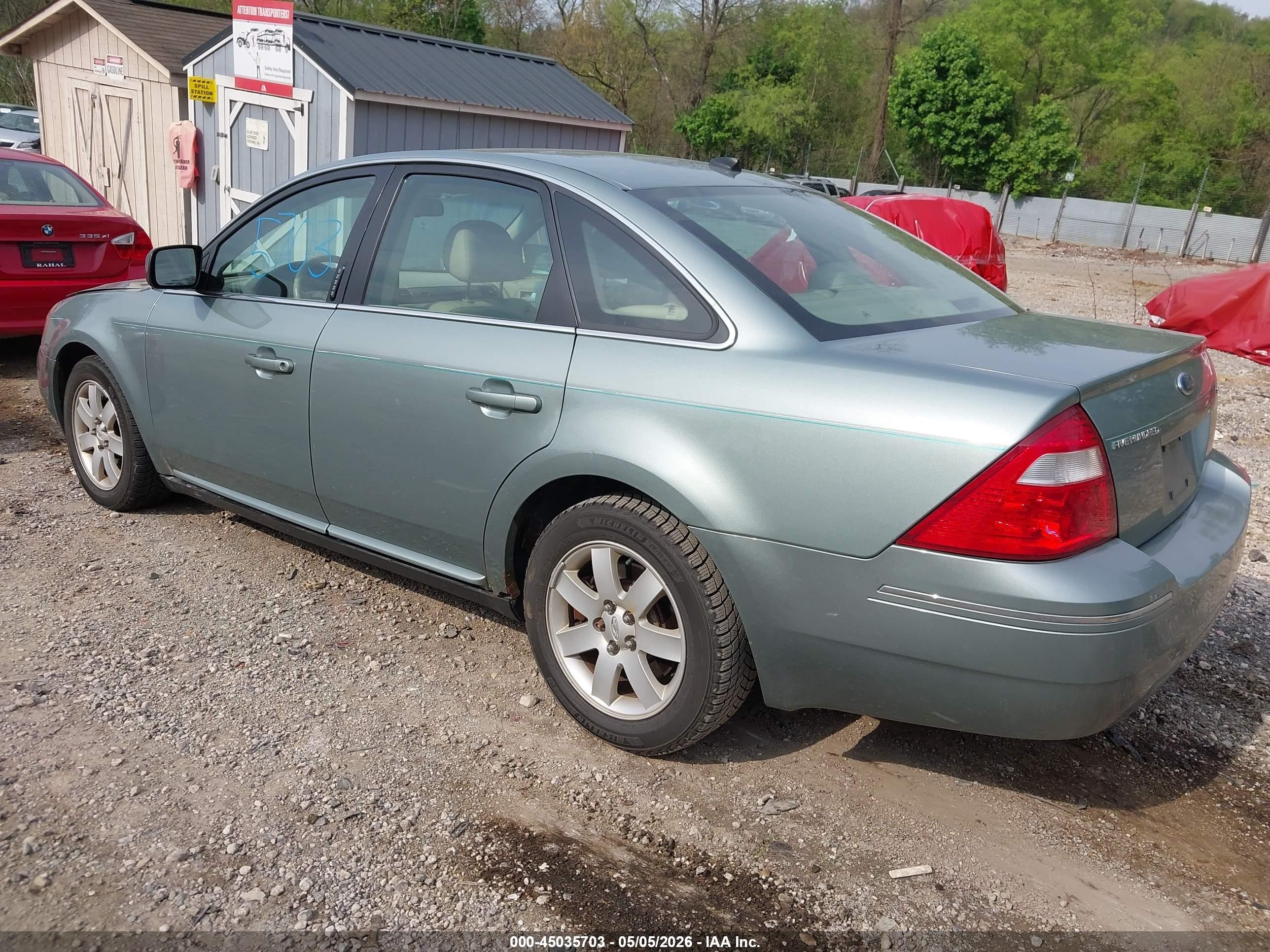 2007 Ford Five Hundred Sel Gray vin: 1FAHP24167G130210