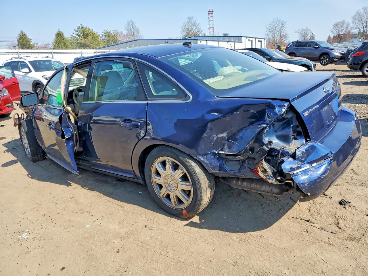 2007 Ford Five Hundred Sel Blue vin: 1FAHP24167G145502