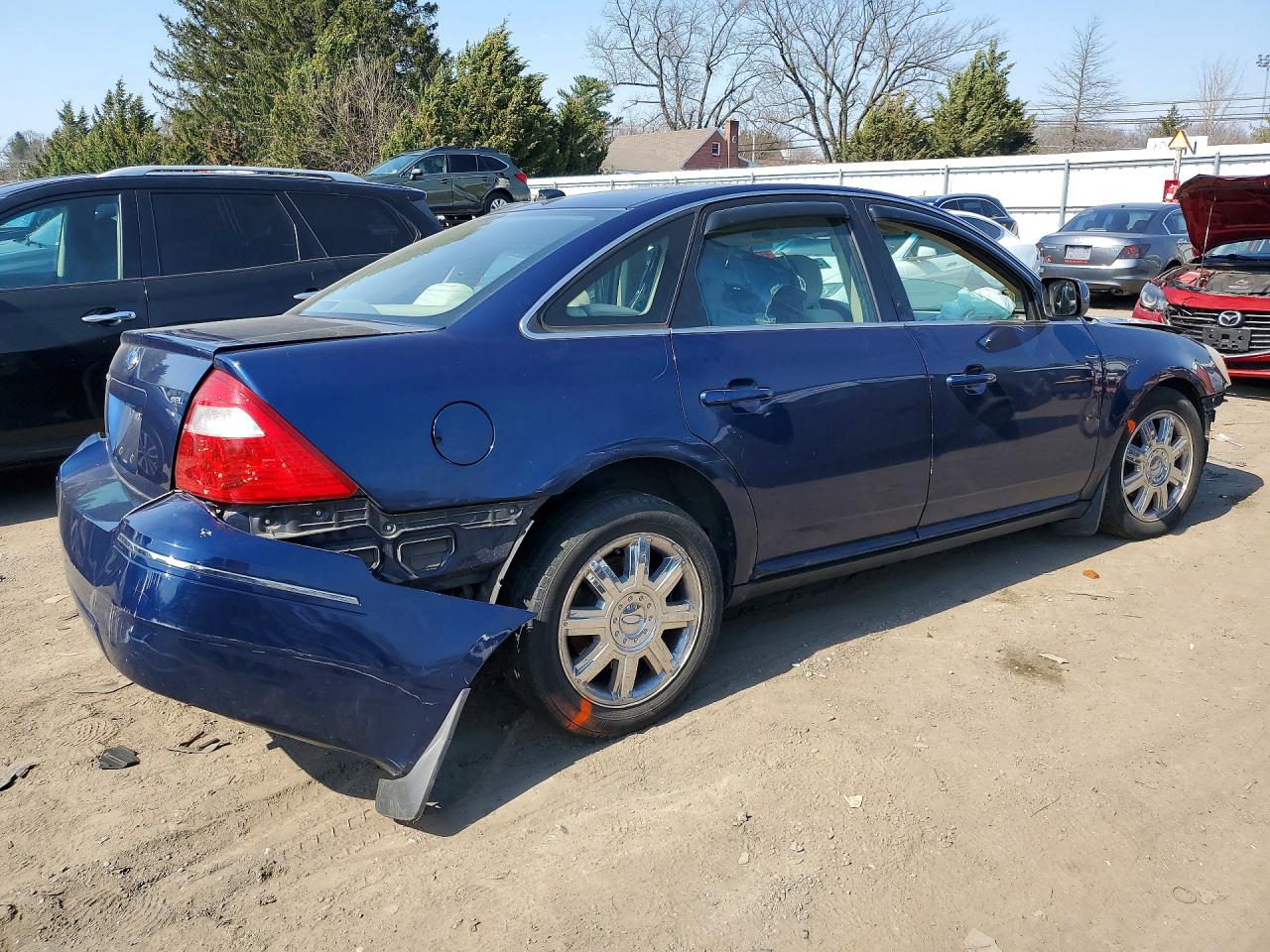 2007 Ford Five Hundred Sel Blue vin: 1FAHP24167G145502