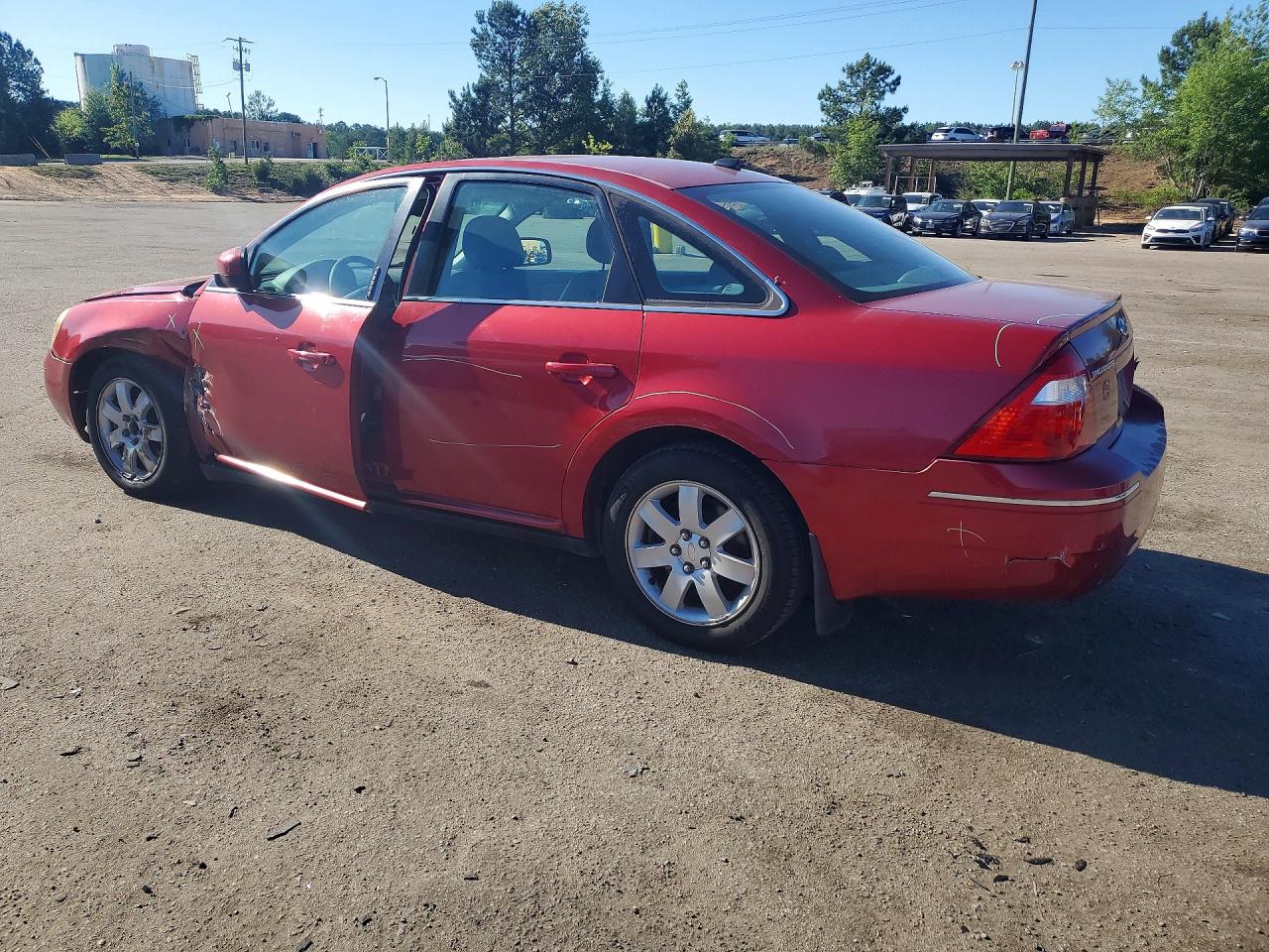 2007 Ford Five Hundred Sel Красный vin: 1FAHP24177G162633