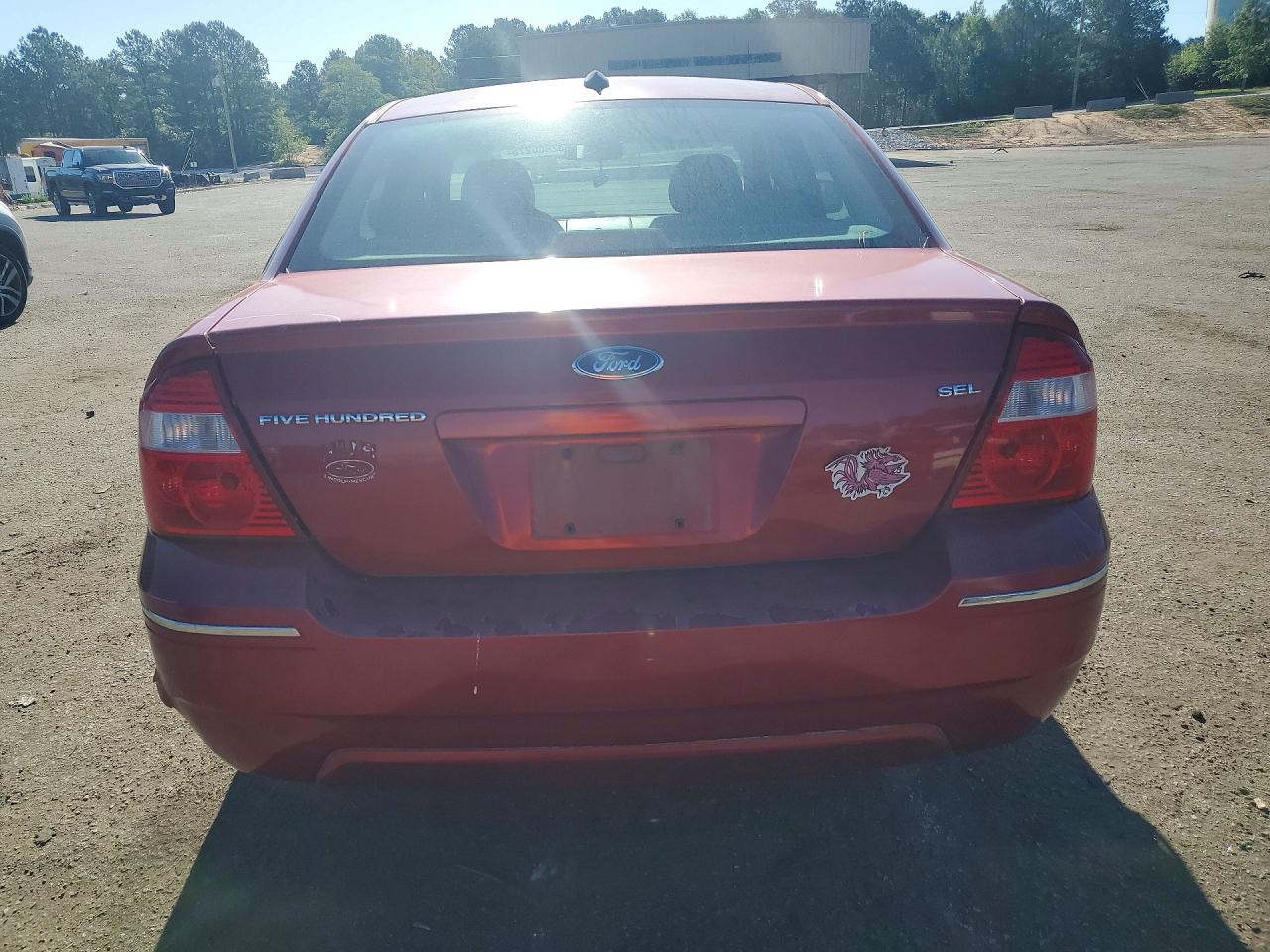 2007 Ford Five Hundred Sel Красный vin: 1FAHP24177G162633