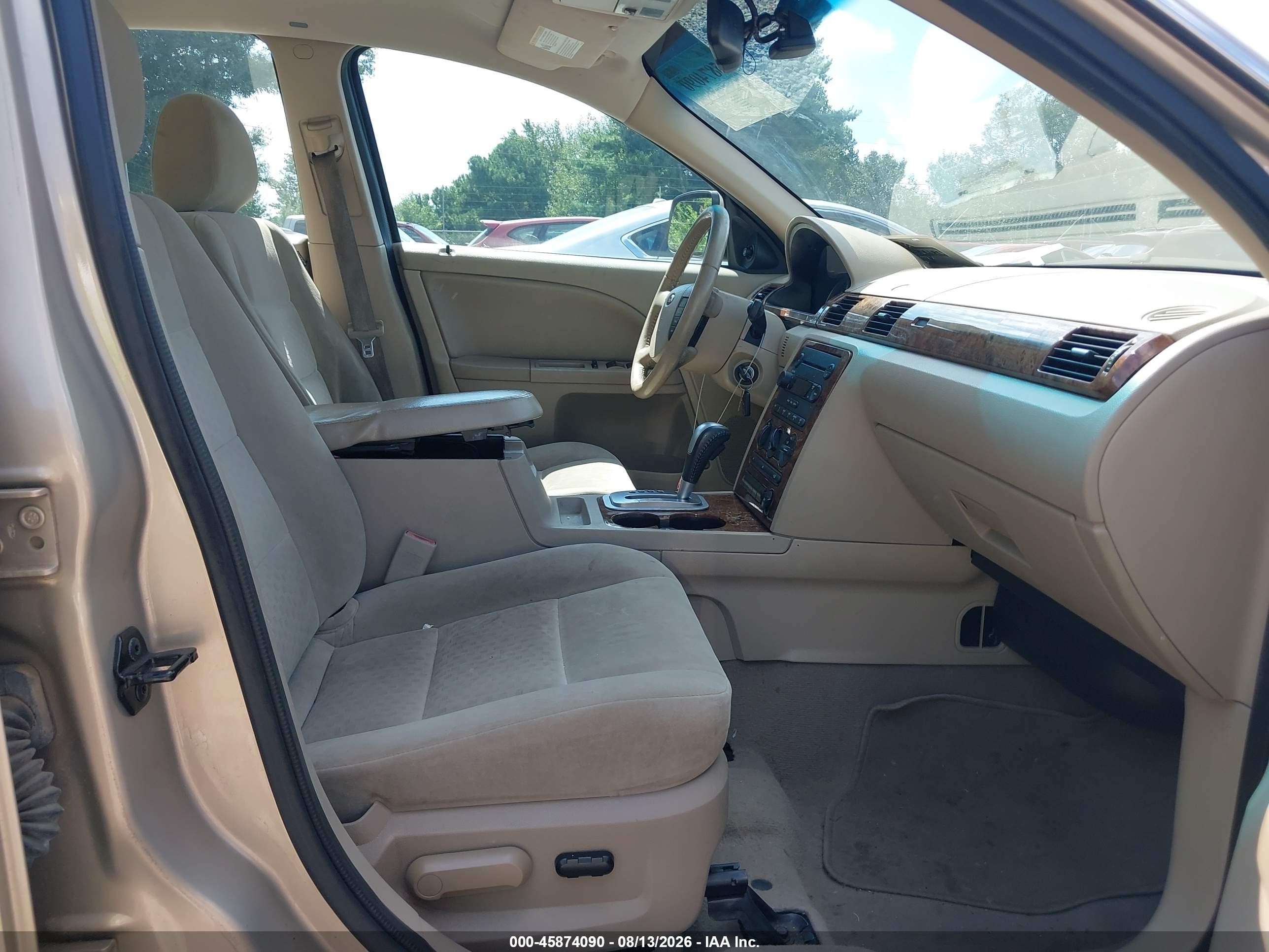 2007 Ford Five Hundred Sel Beige vin: 1FAHP24187G155691