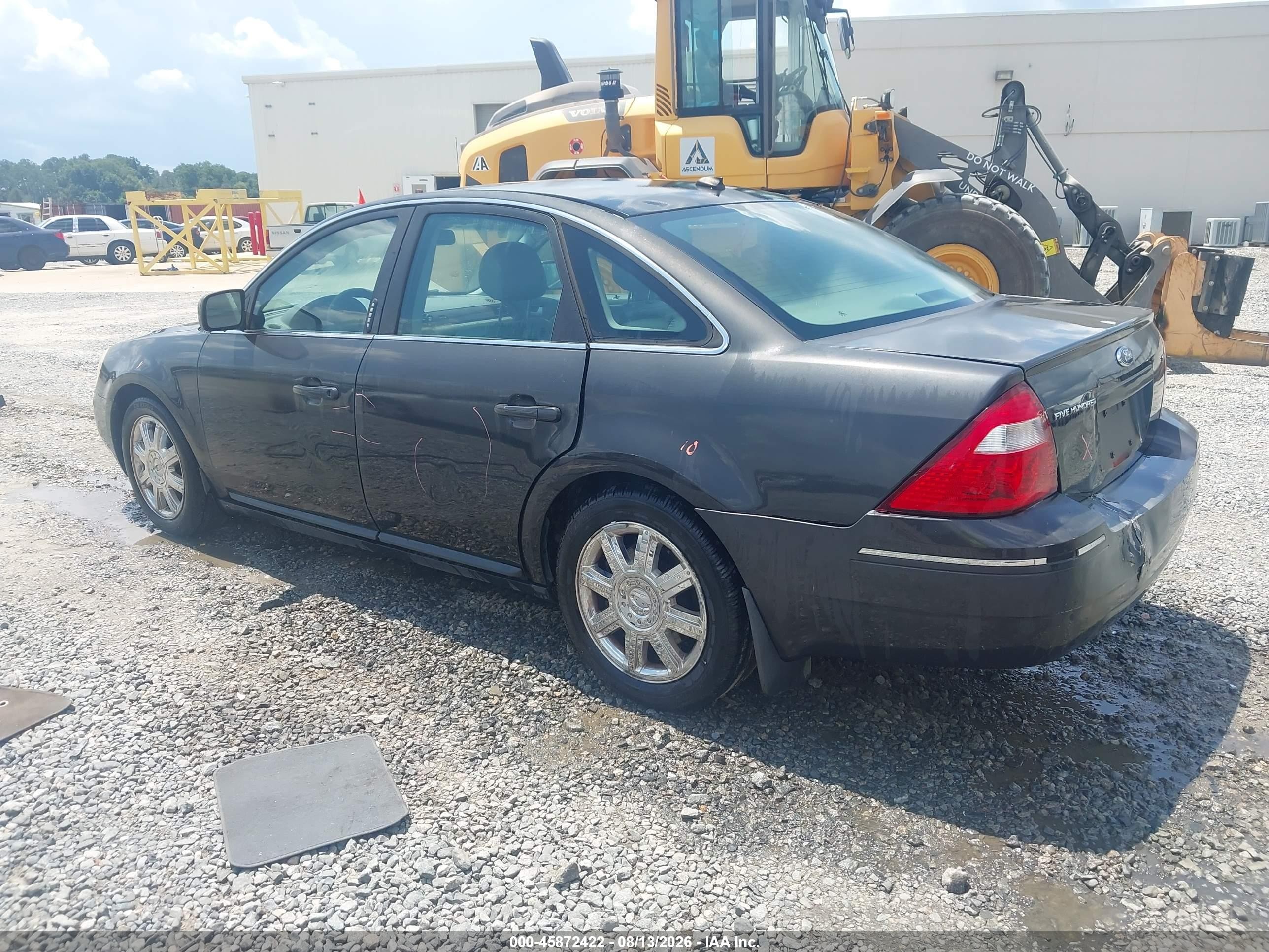 2007 Ford Five Hundred Sel Серый vin: 1FAHP24197G122893