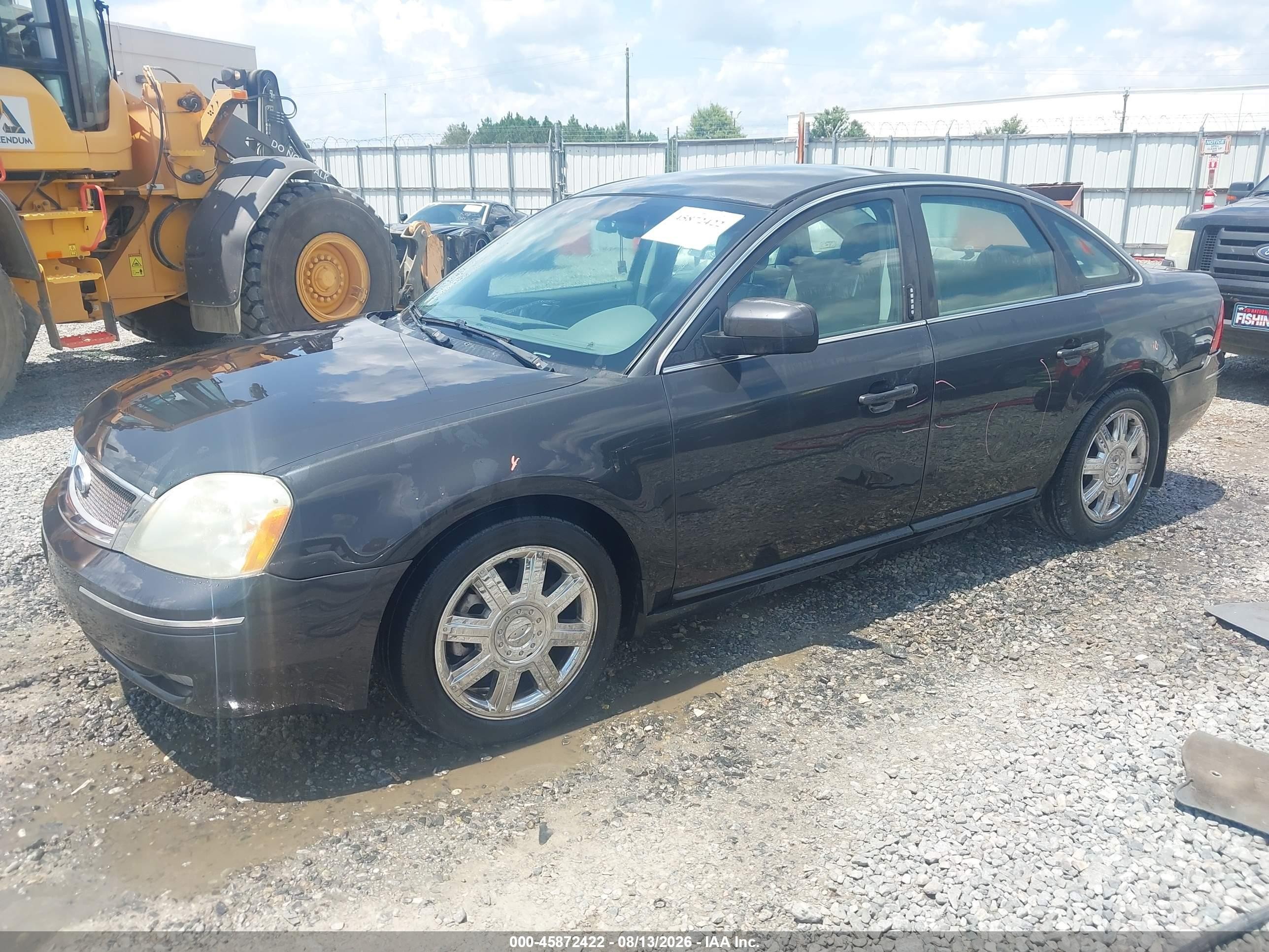 2007 Ford Five Hundred Sel Серый vin: 1FAHP24197G122893