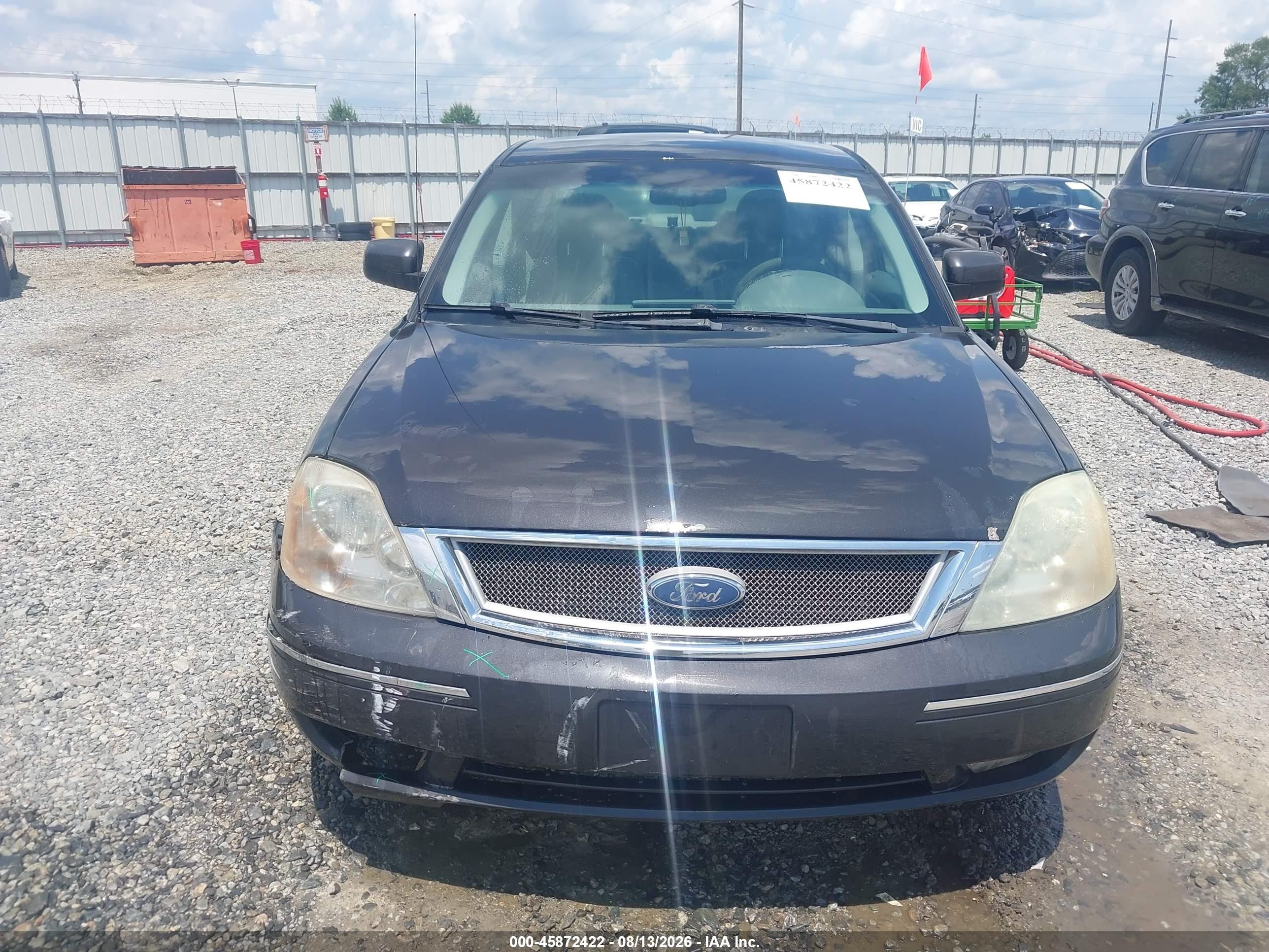 2007 Ford Five Hundred Sel Серый vin: 1FAHP24197G122893