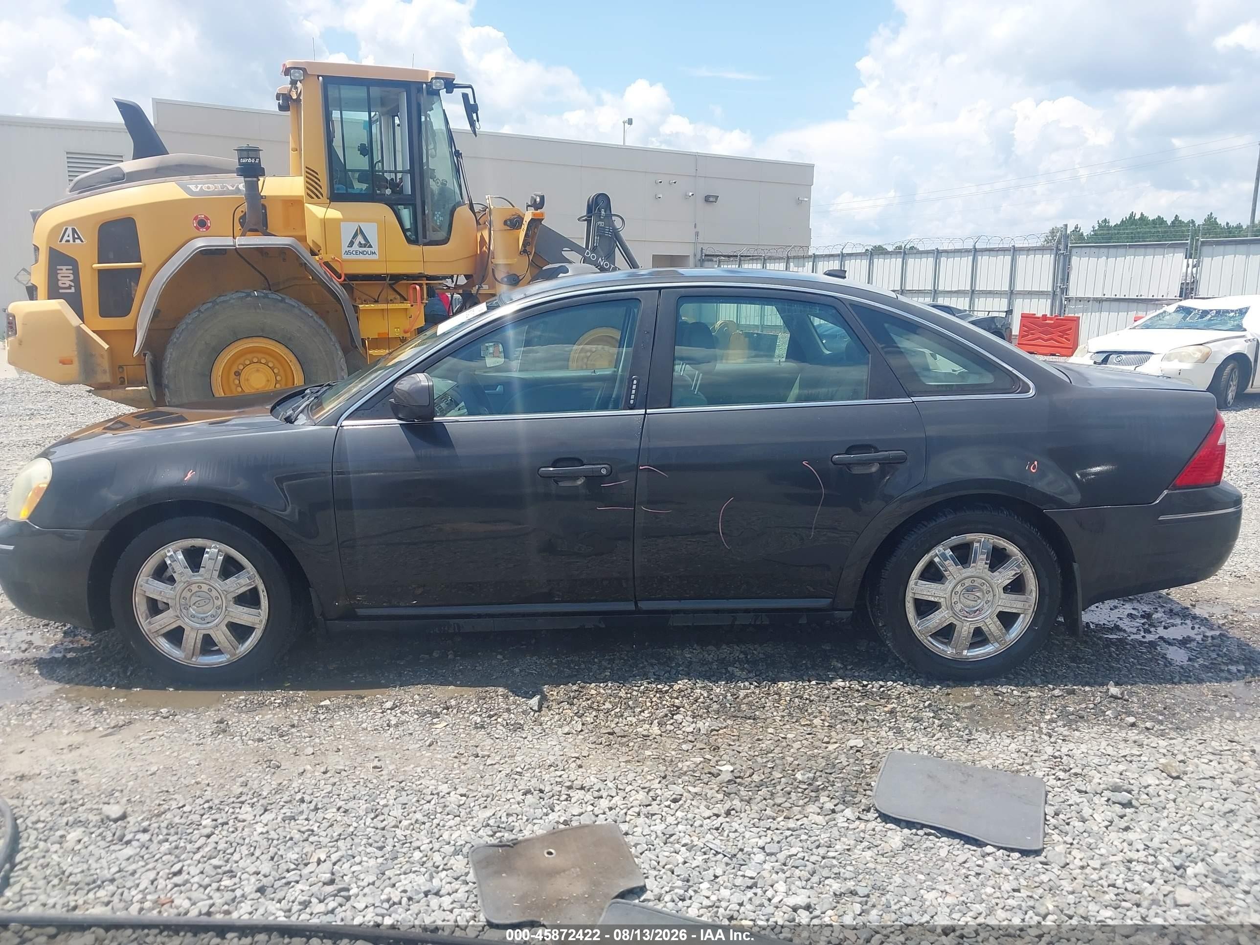 2007 Ford Five Hundred Sel Серый vin: 1FAHP24197G122893