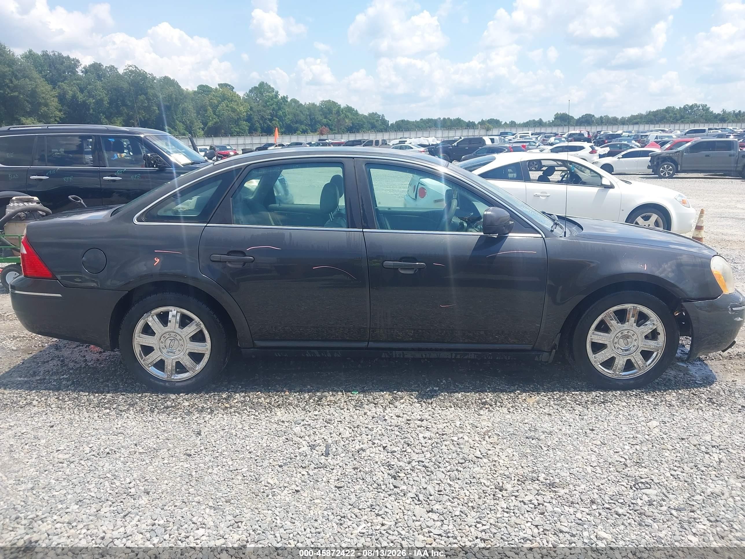 2007 Ford Five Hundred Sel Серый vin: 1FAHP24197G122893