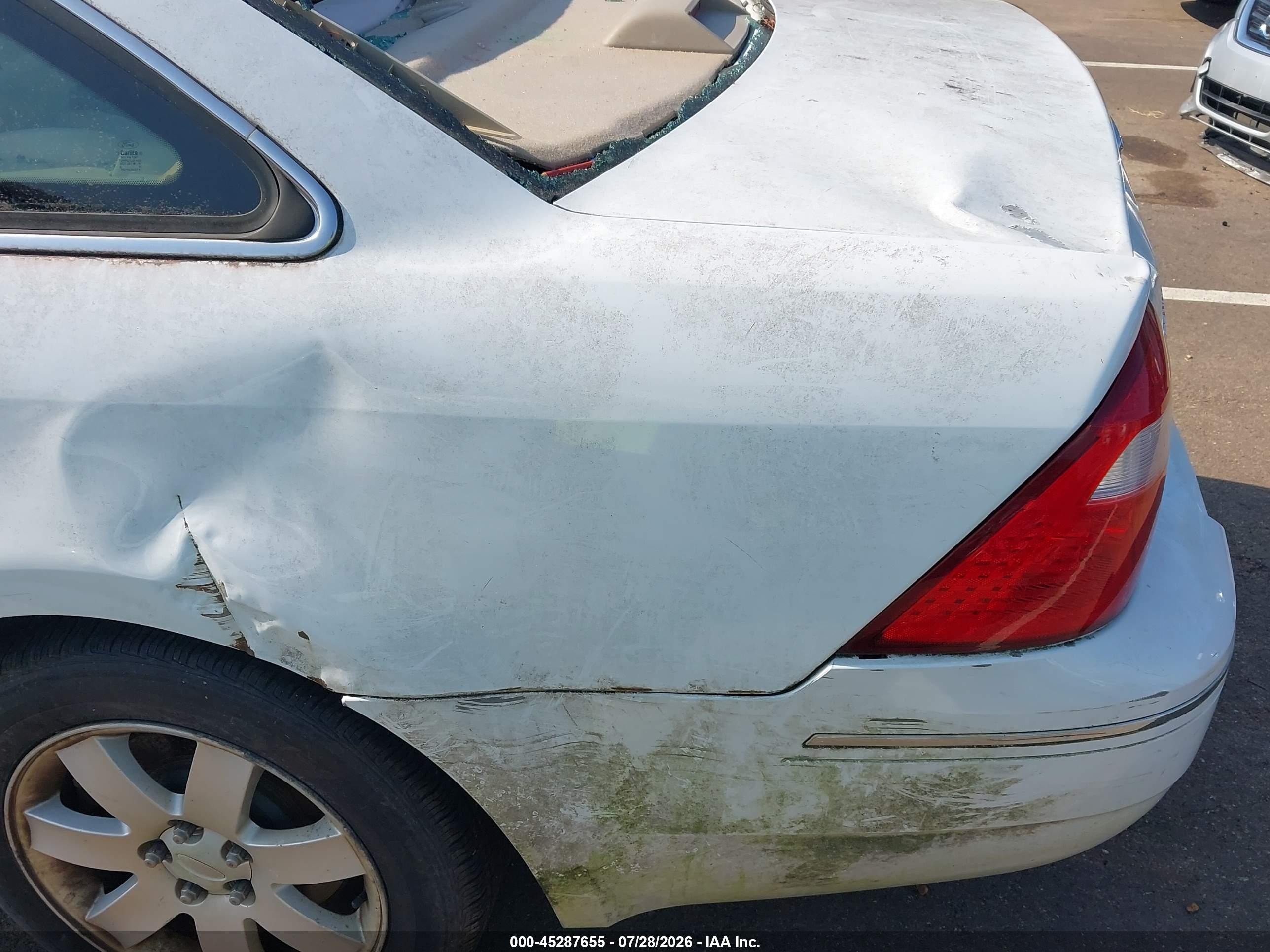 2007 Ford Five Hundred Sel White vin: 1FAHP24197G123218