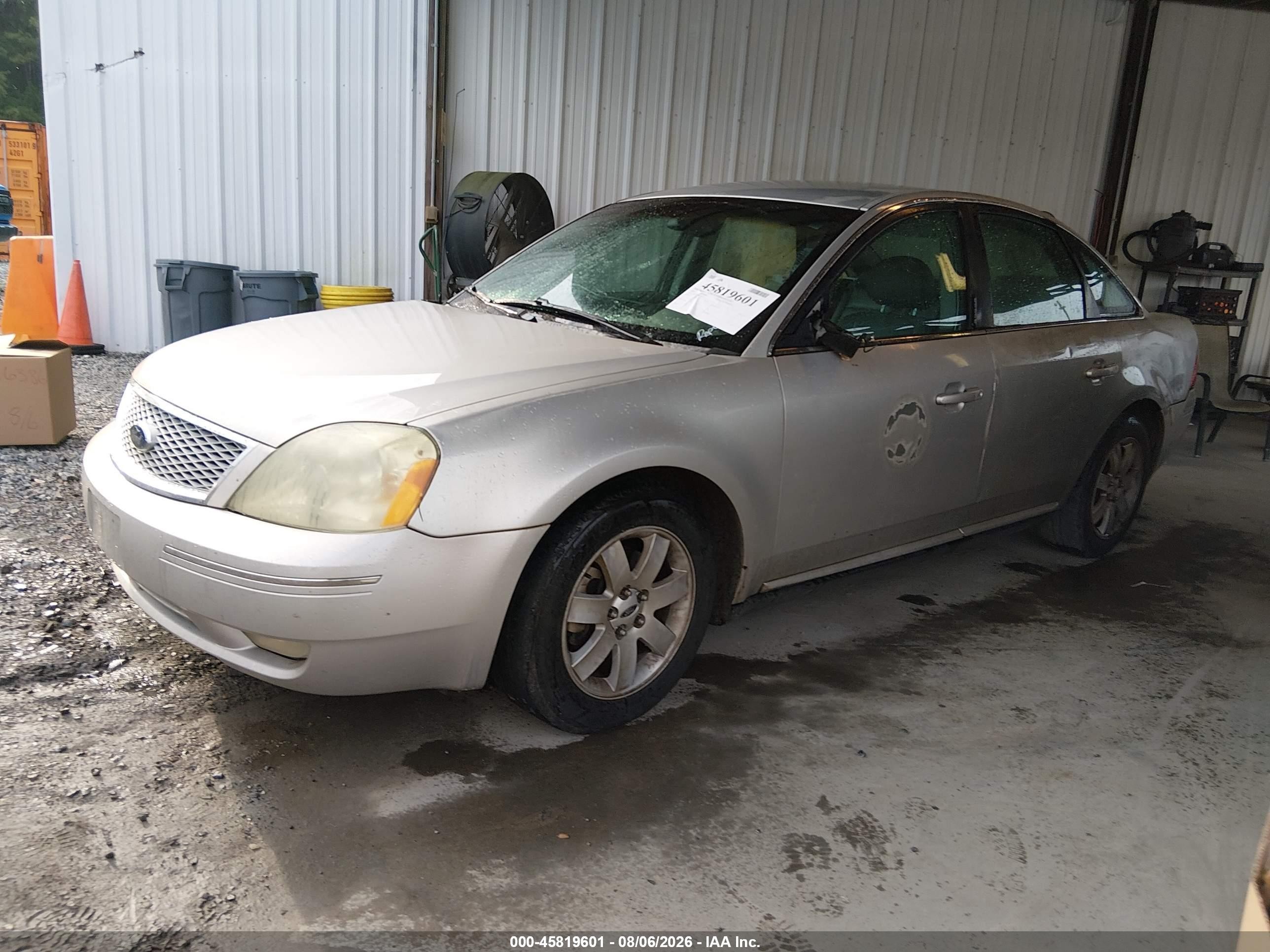 2007 Ford Five Hundred Sel Gray vin: 1FAHP24197G149737