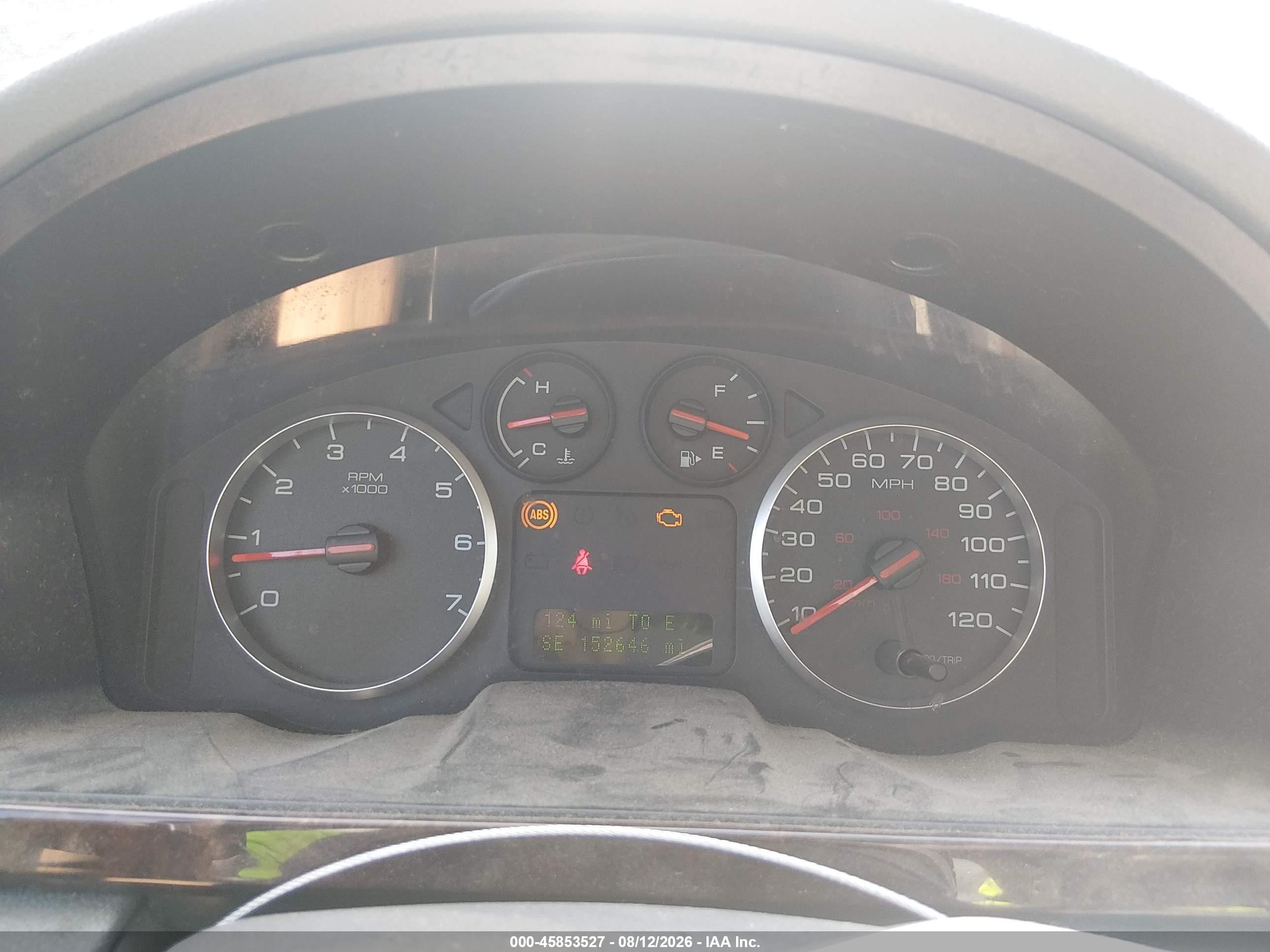 2007 Ford Five Hundred Sel Black vin: 1FAHP241X7G120313