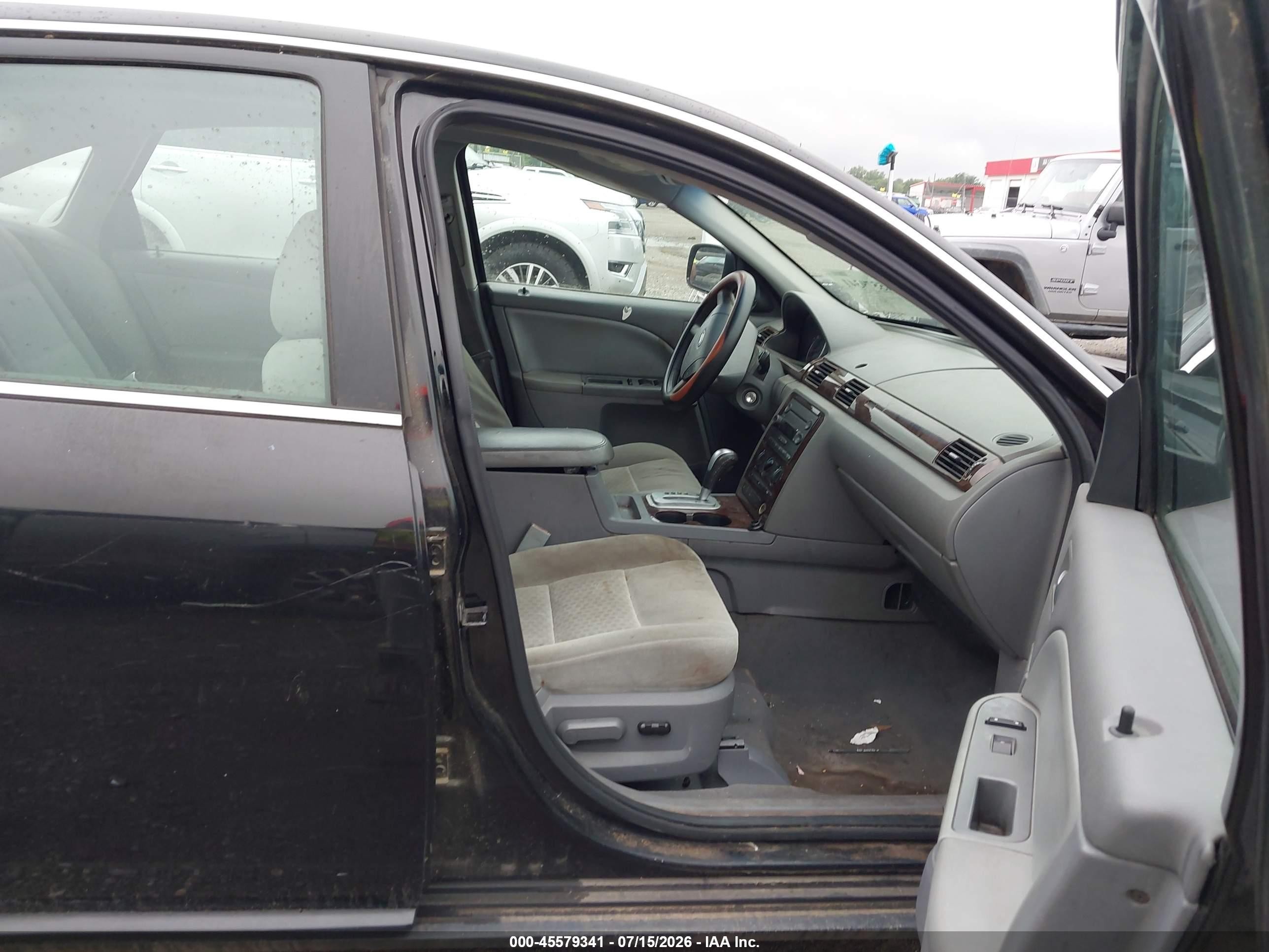 2007 Ford Five Hundred Sel Black vin: 1FAHP241X7G134986