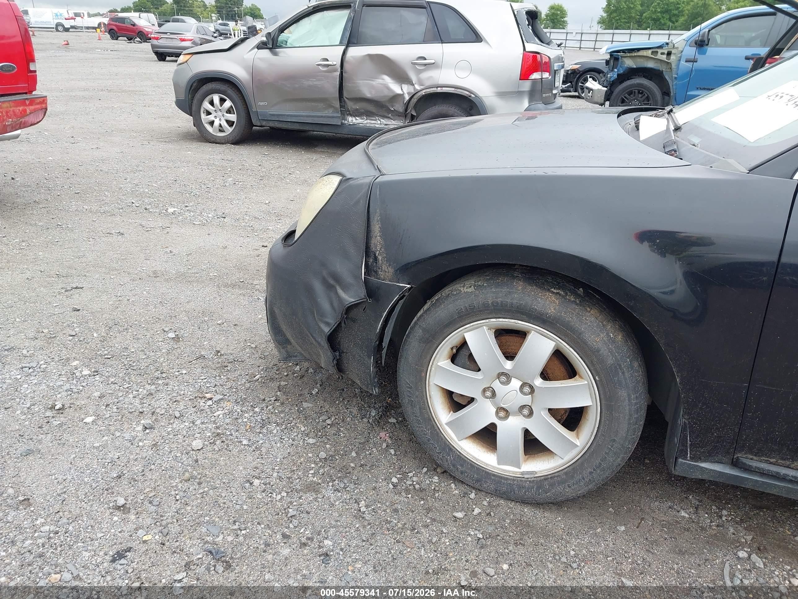 2007 Ford Five Hundred Sel Black vin: 1FAHP241X7G134986