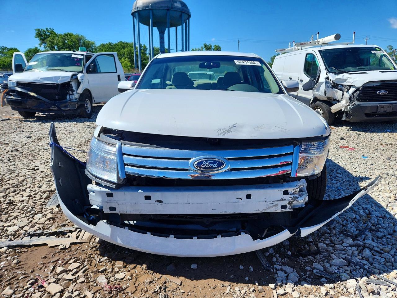 2008 Ford Taurus Sel White vin: 1FAHP24W08G152796