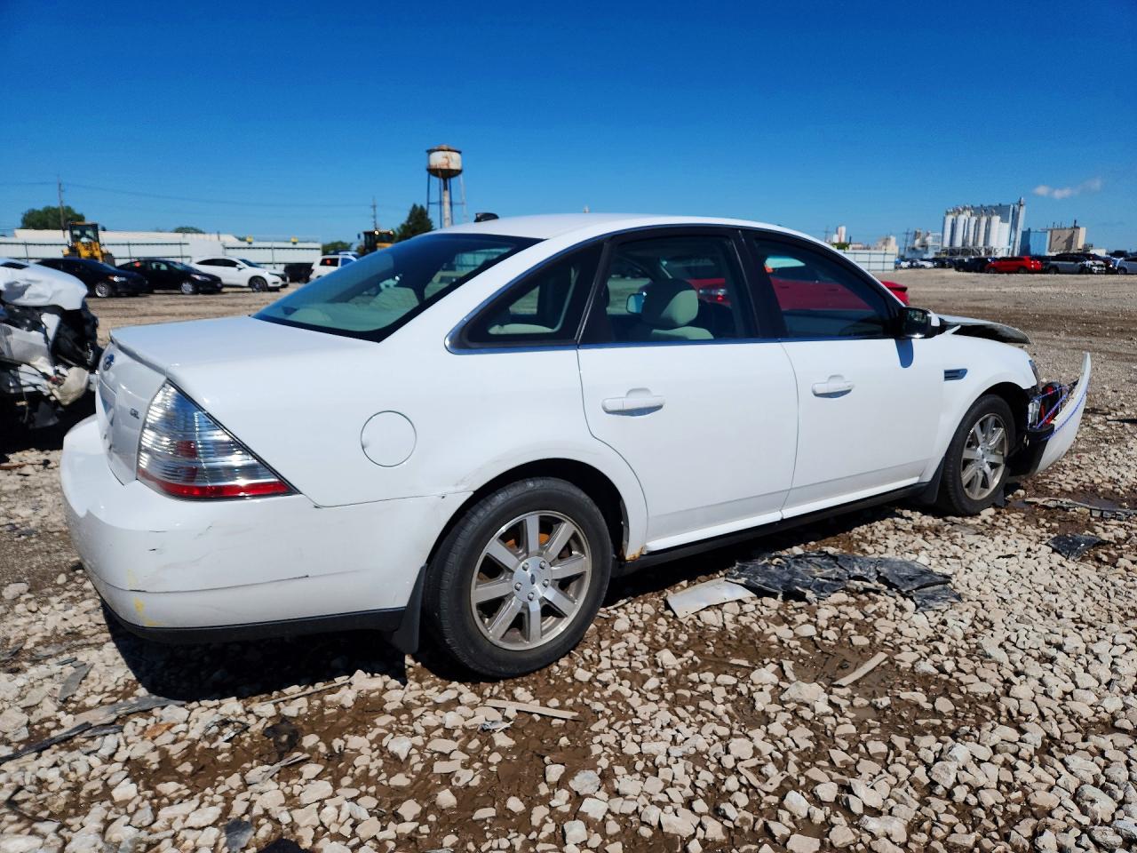 2008 Ford Taurus Sel White vin: 1FAHP24W08G152796