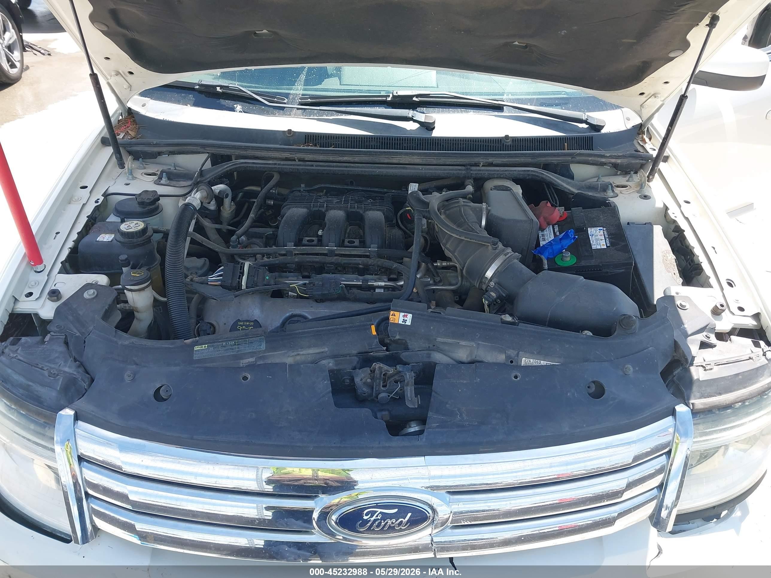 2009 Ford Taurus Sel White vin: 1FAHP24W09G101350