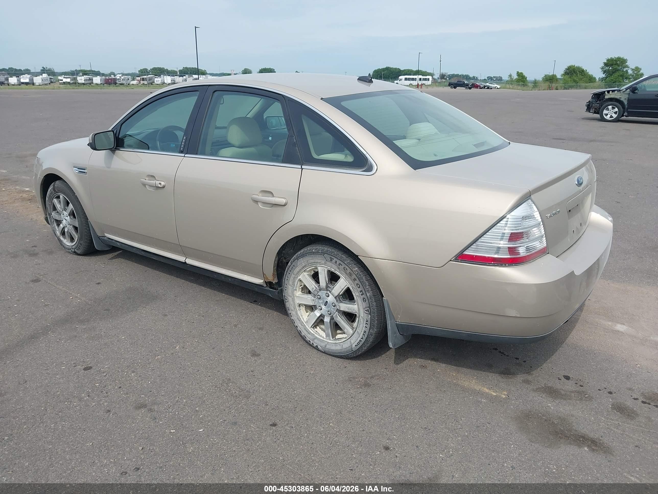 2008 Ford Taurus Sel Gold vin: 1FAHP24W18G143136