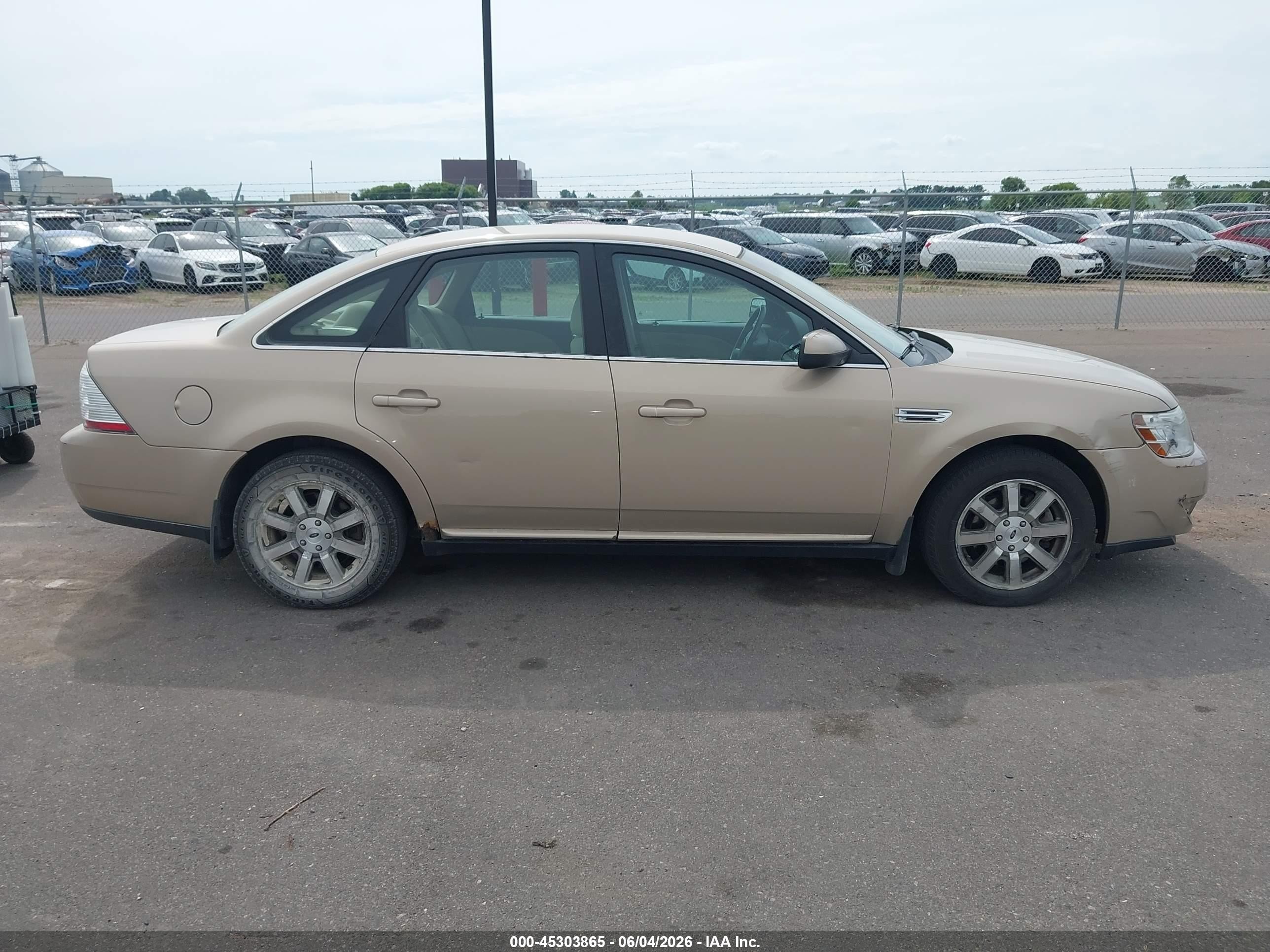 2008 Ford Taurus Sel Gold vin: 1FAHP24W18G143136