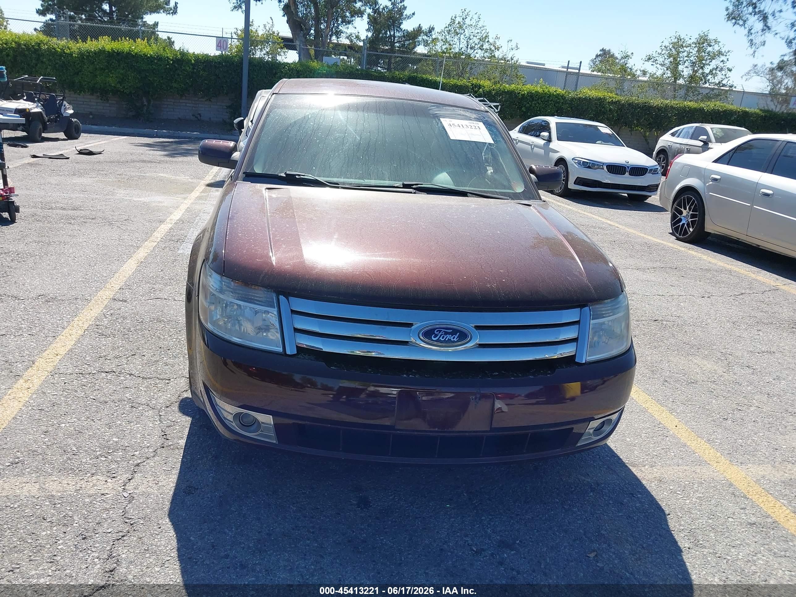 2009 Ford Taurus Sel Бордовый vin: 1FAHP24W19G125141